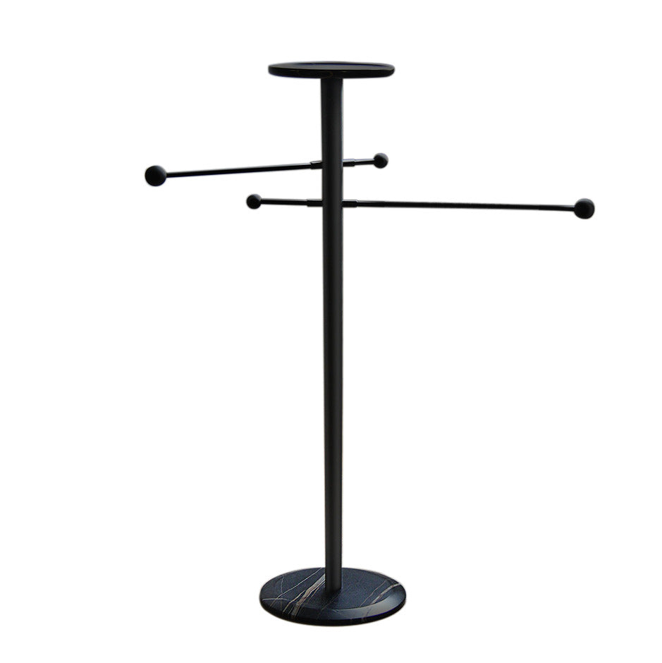 Wandgarderobe TOALLERO Holz mit Marmor