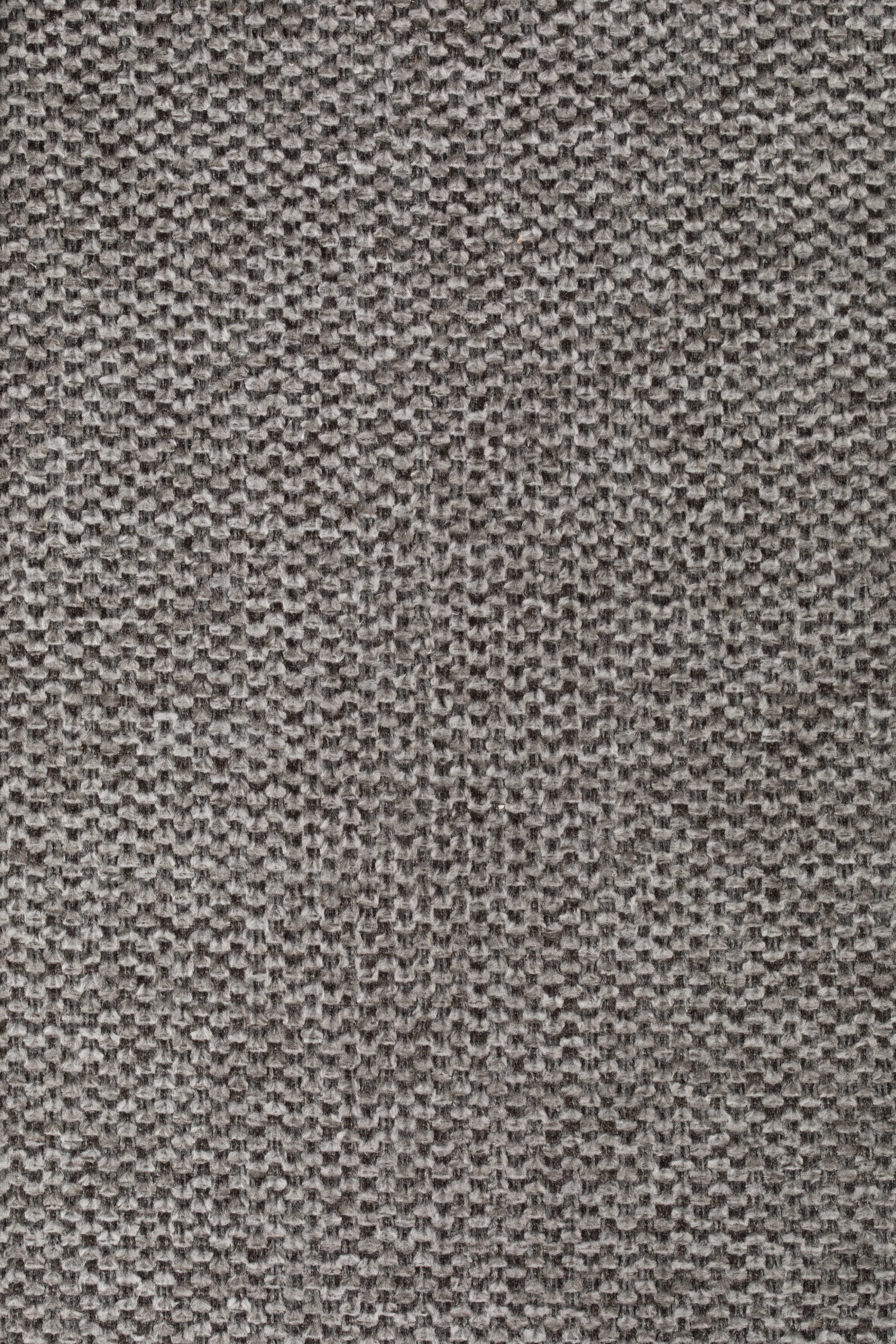 JOLIEN fauteuil met armleuningen grijs met zwarte basis