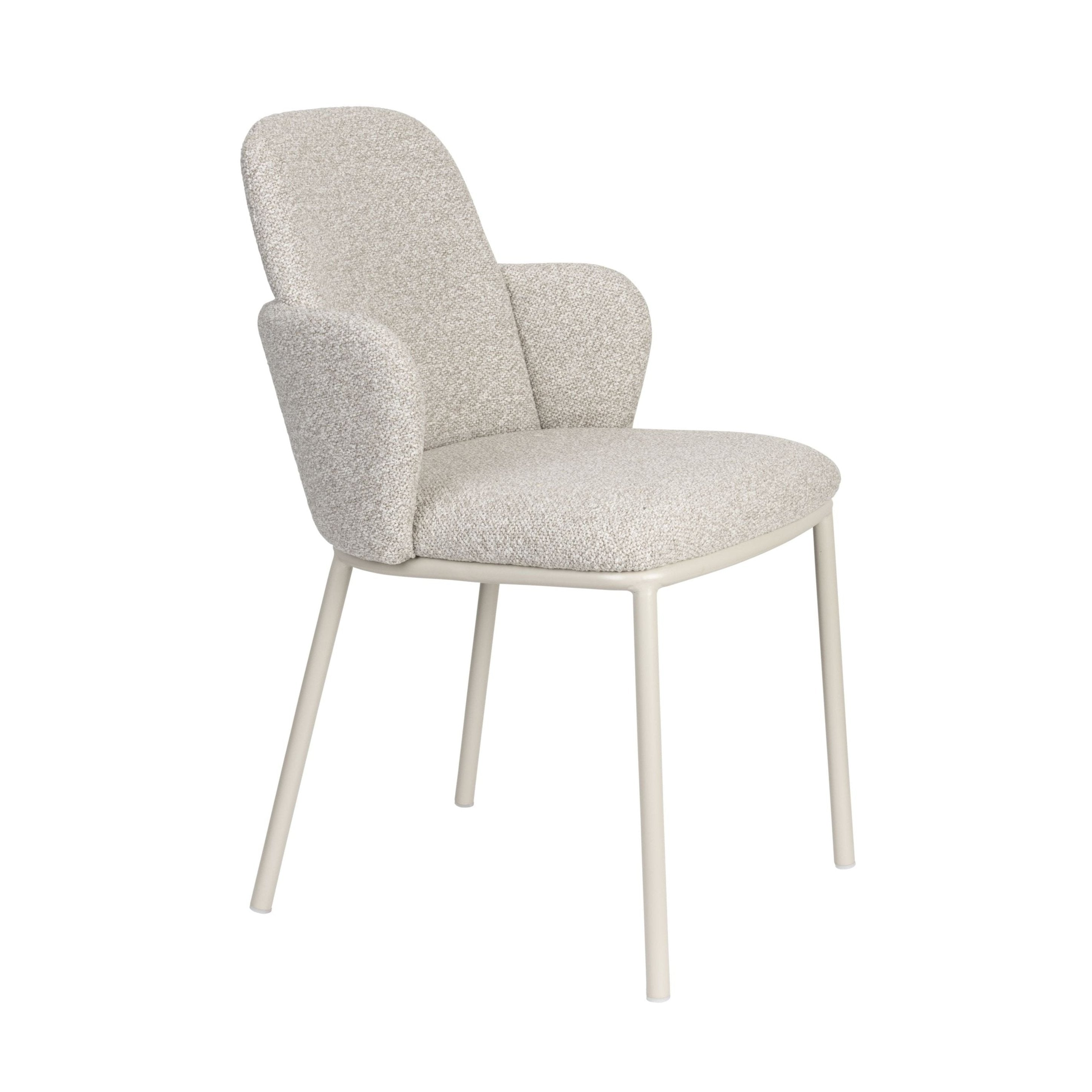 JERRICO armstoel grijsbeige