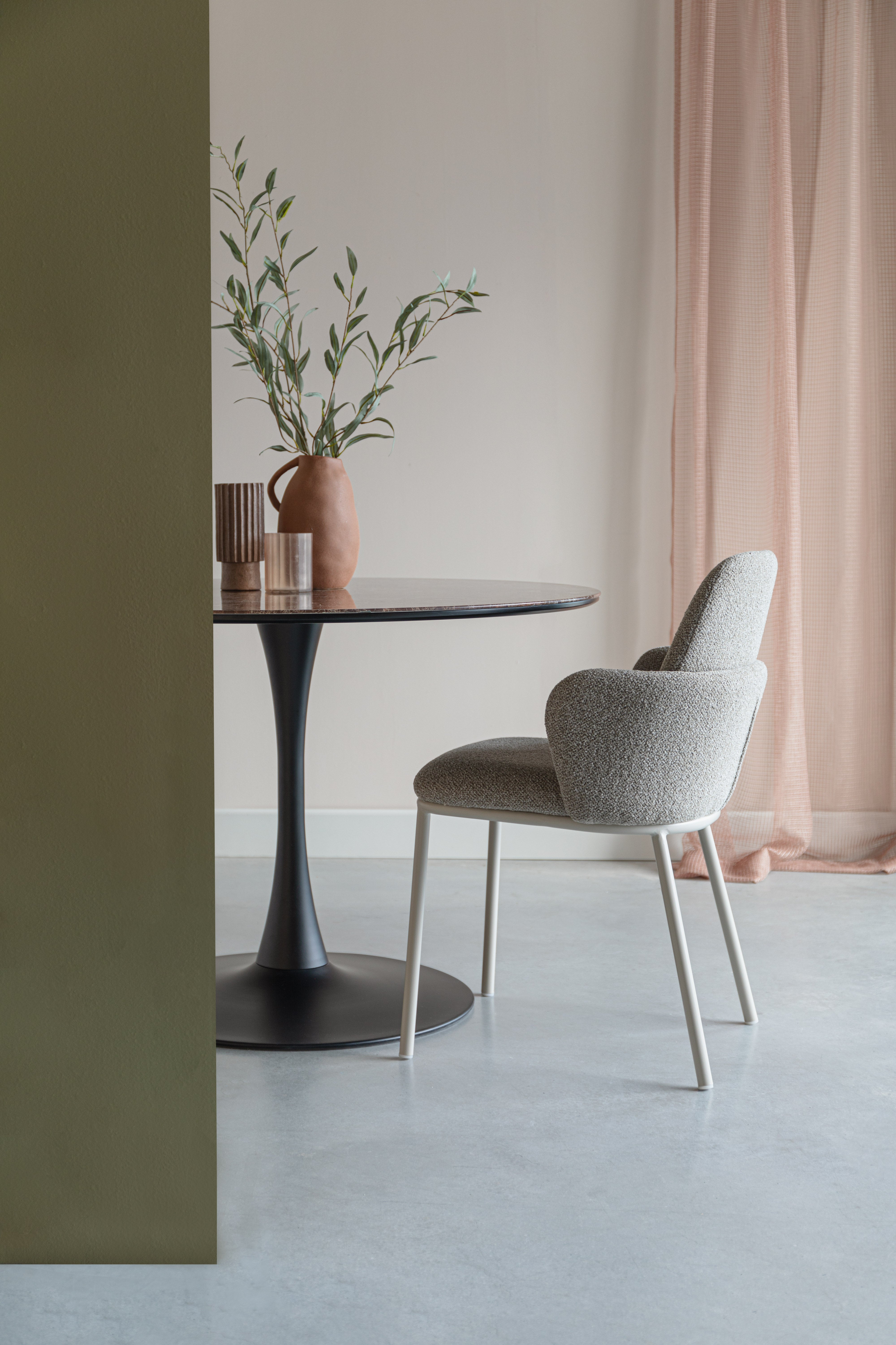 JERRICO armstoel grijsbruin