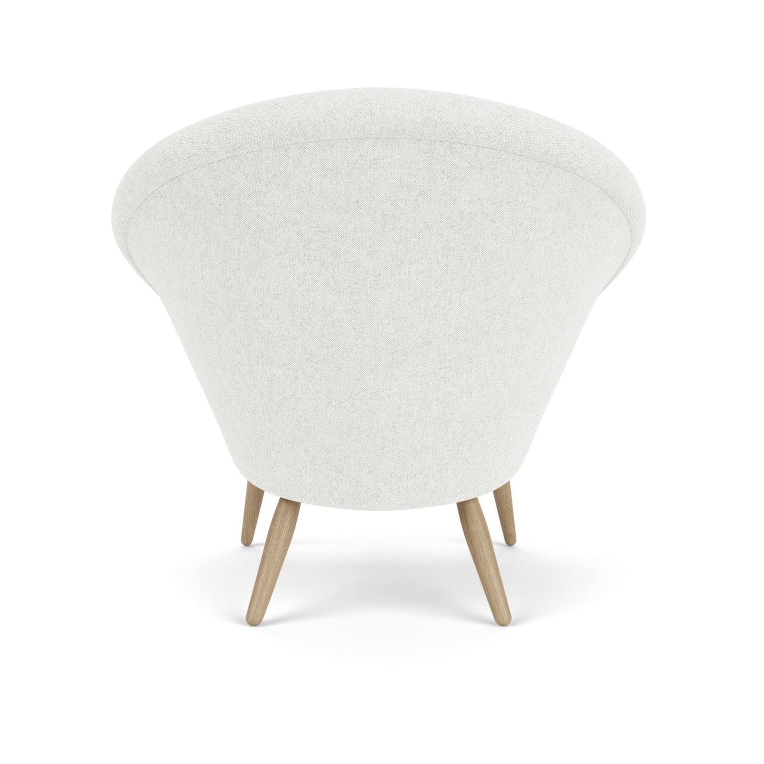 Sessel ODA hellgrau mit Eichenbasis