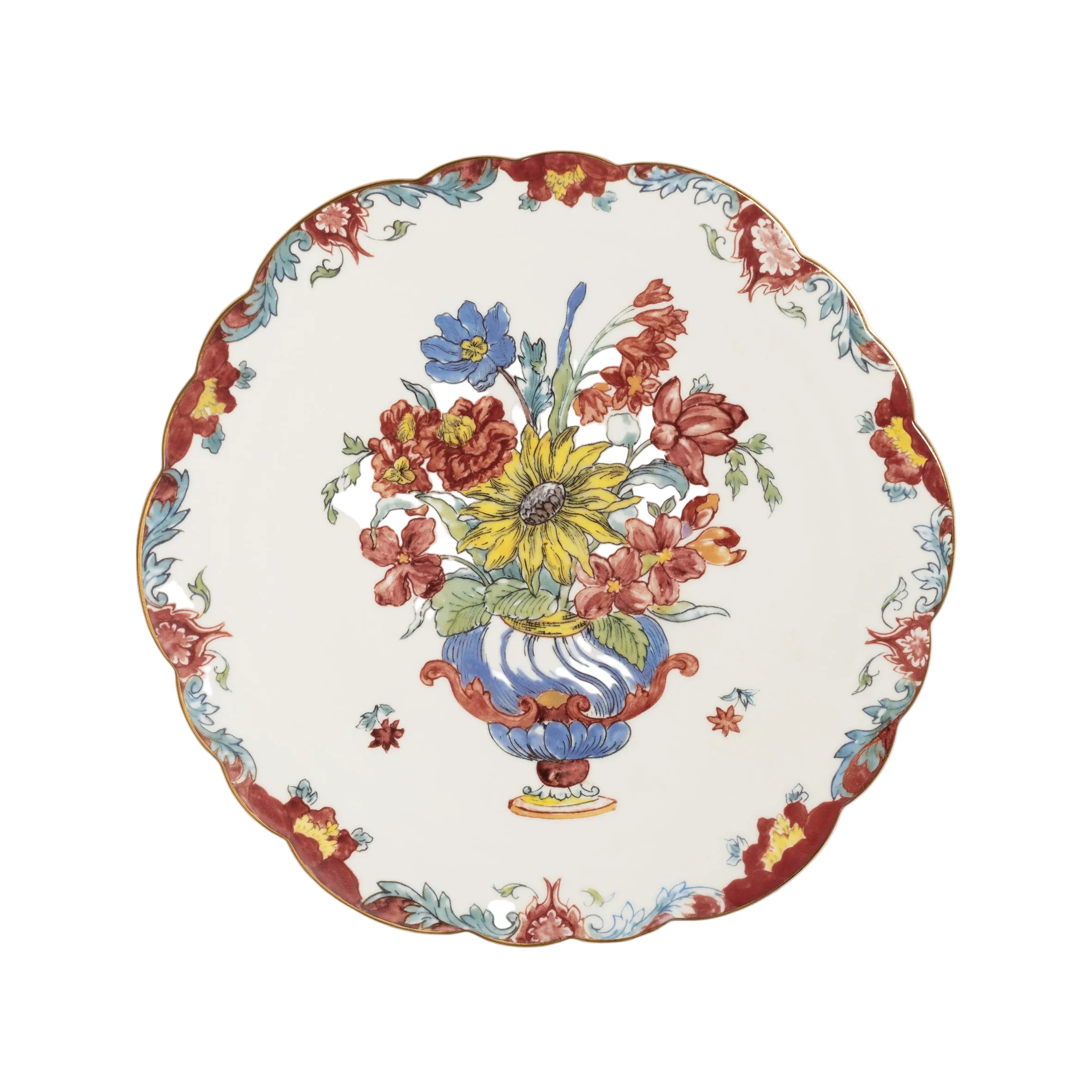 Patera PATINA weiß mit Rot und Blau