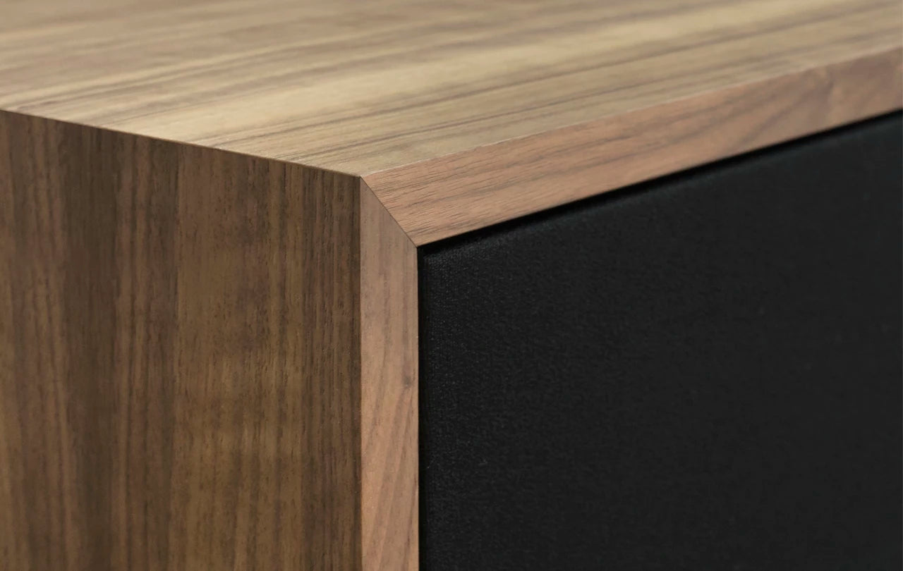 Szafka RTV GŁOŚNIKOWA fornir Rosanero Eye on Design