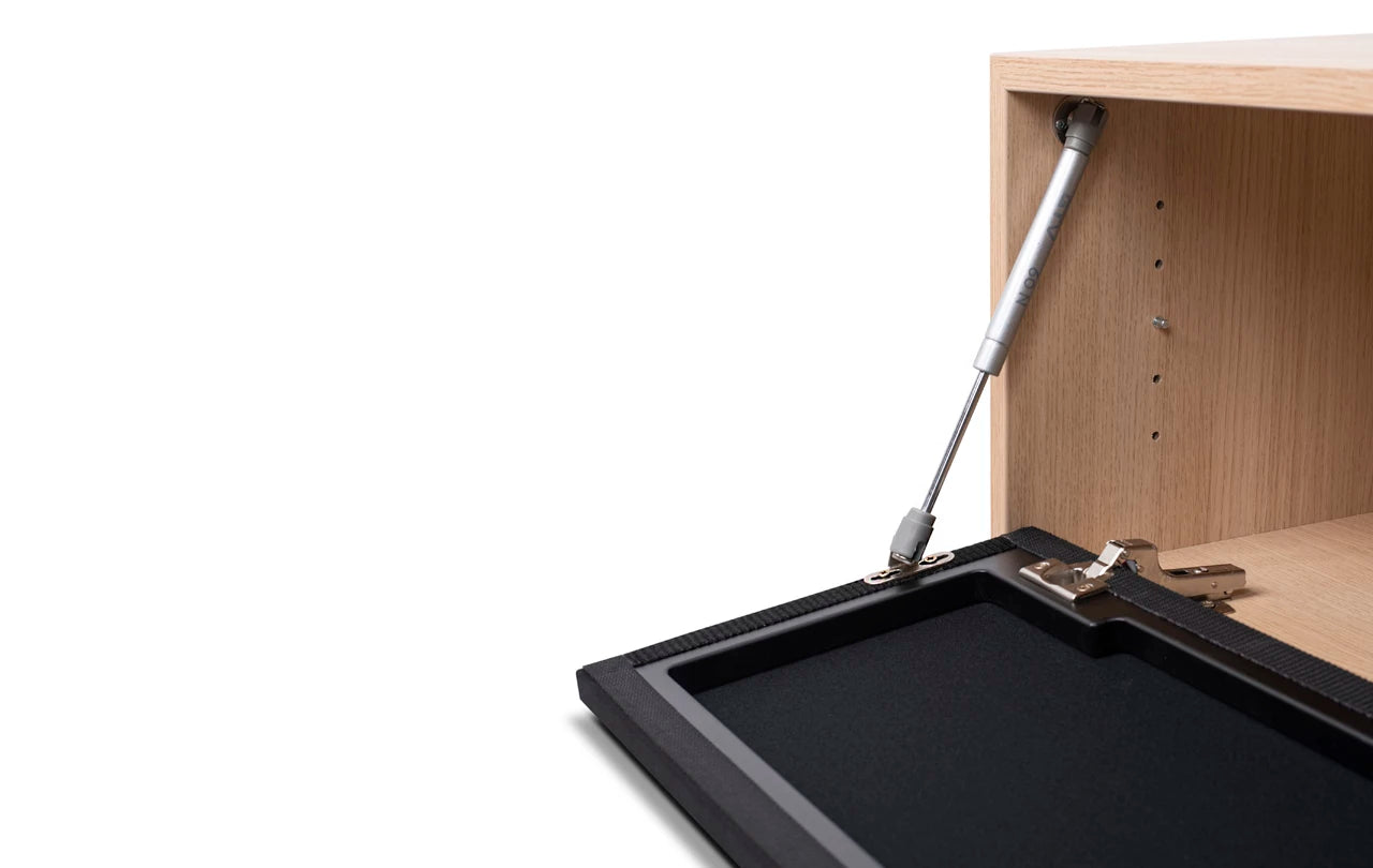 Szafka RTV GŁOŚNIKOWA fornir Rosanero Eye on Design