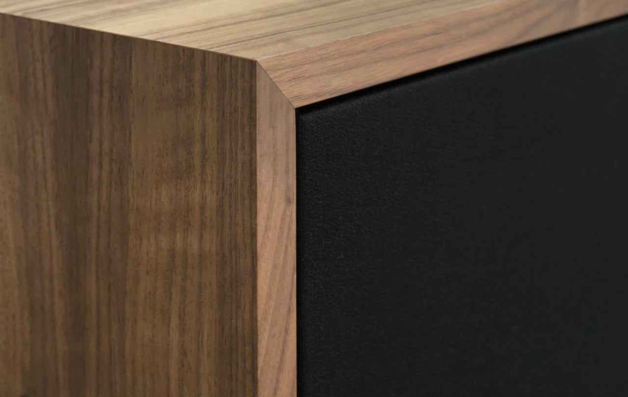 Szafka RTV GŁOŚNIKOWA fornir Rosanero Eye on Design