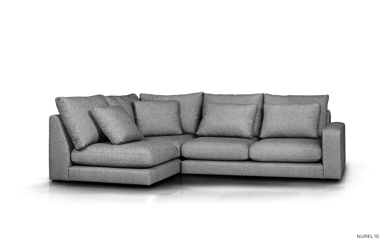 Right-facing modular corner sofa NOOR customizable