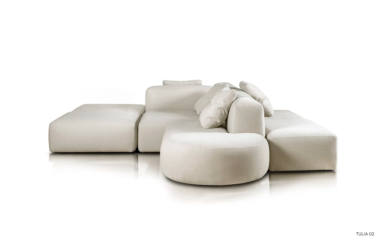 Right-sided corner sofa BABBLE customizable
