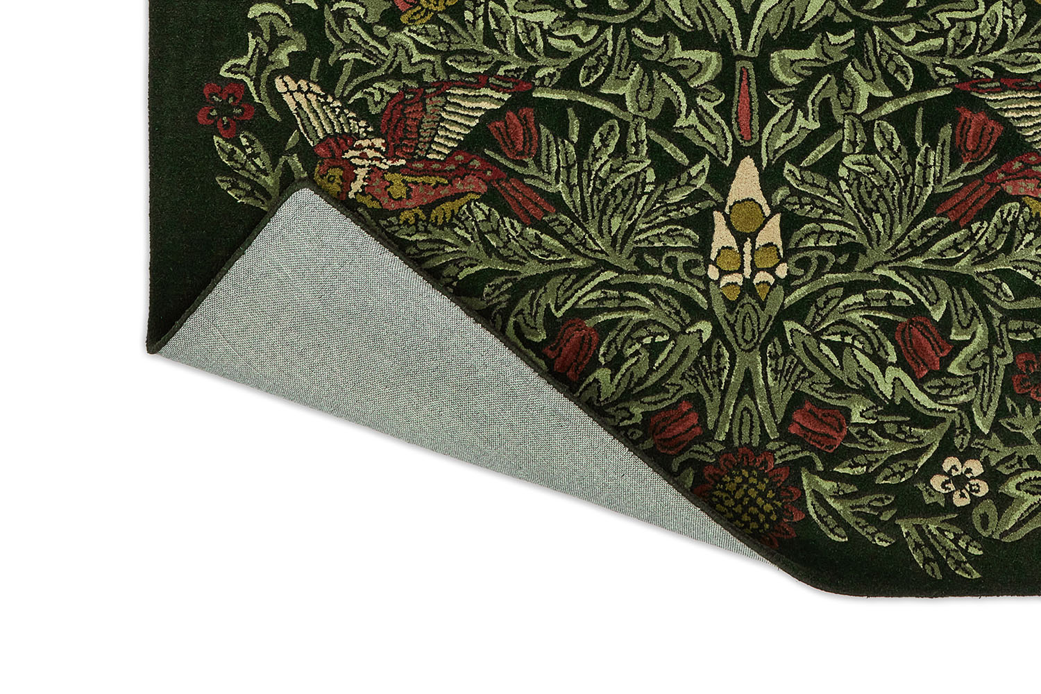 MOREW Teppich - BIRD TRUMP grün