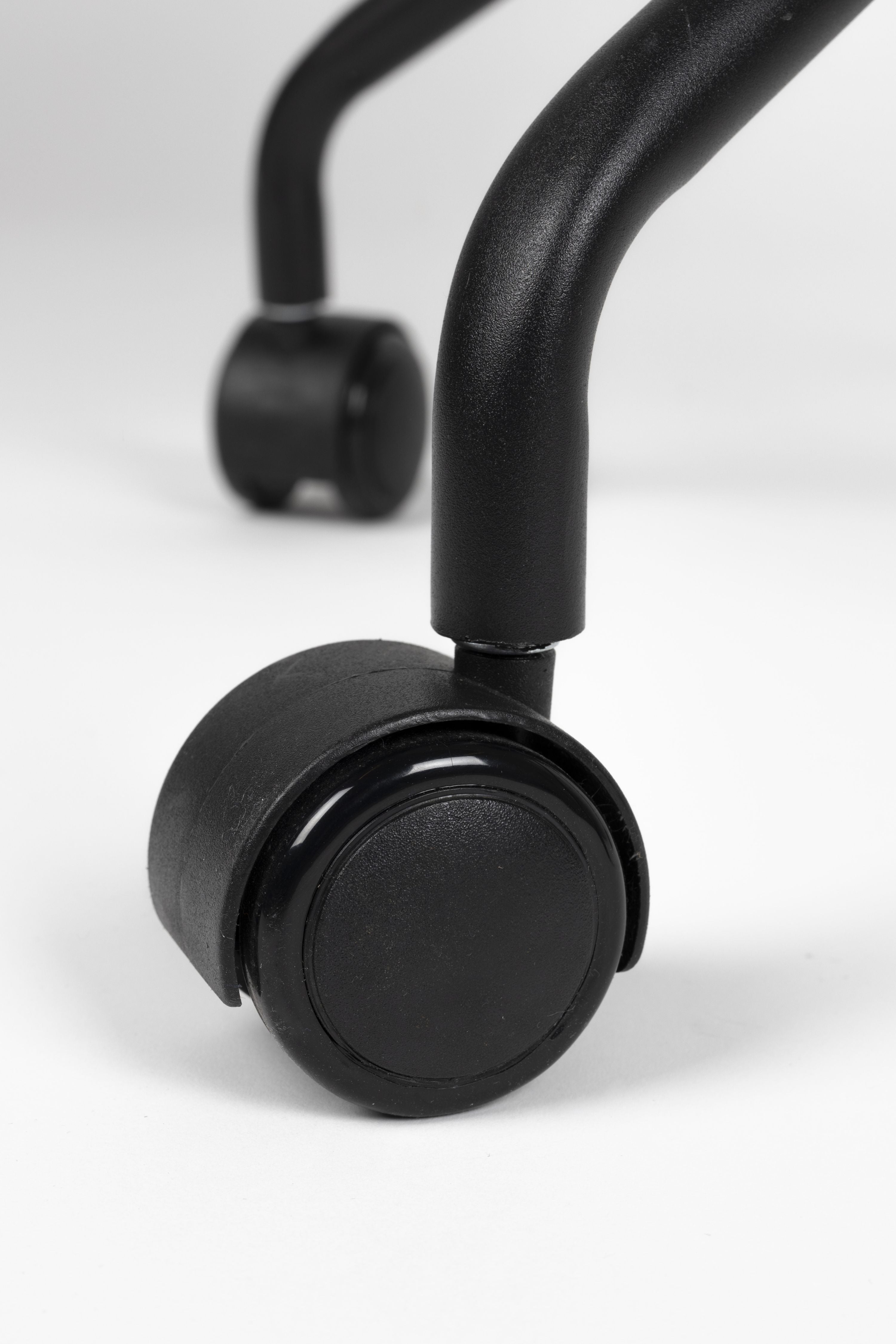 Bureau stoel JUNZO RIB grijs met zwarte basis