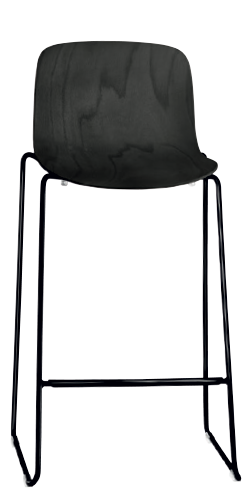 Hocker TROY zwart beukenhout