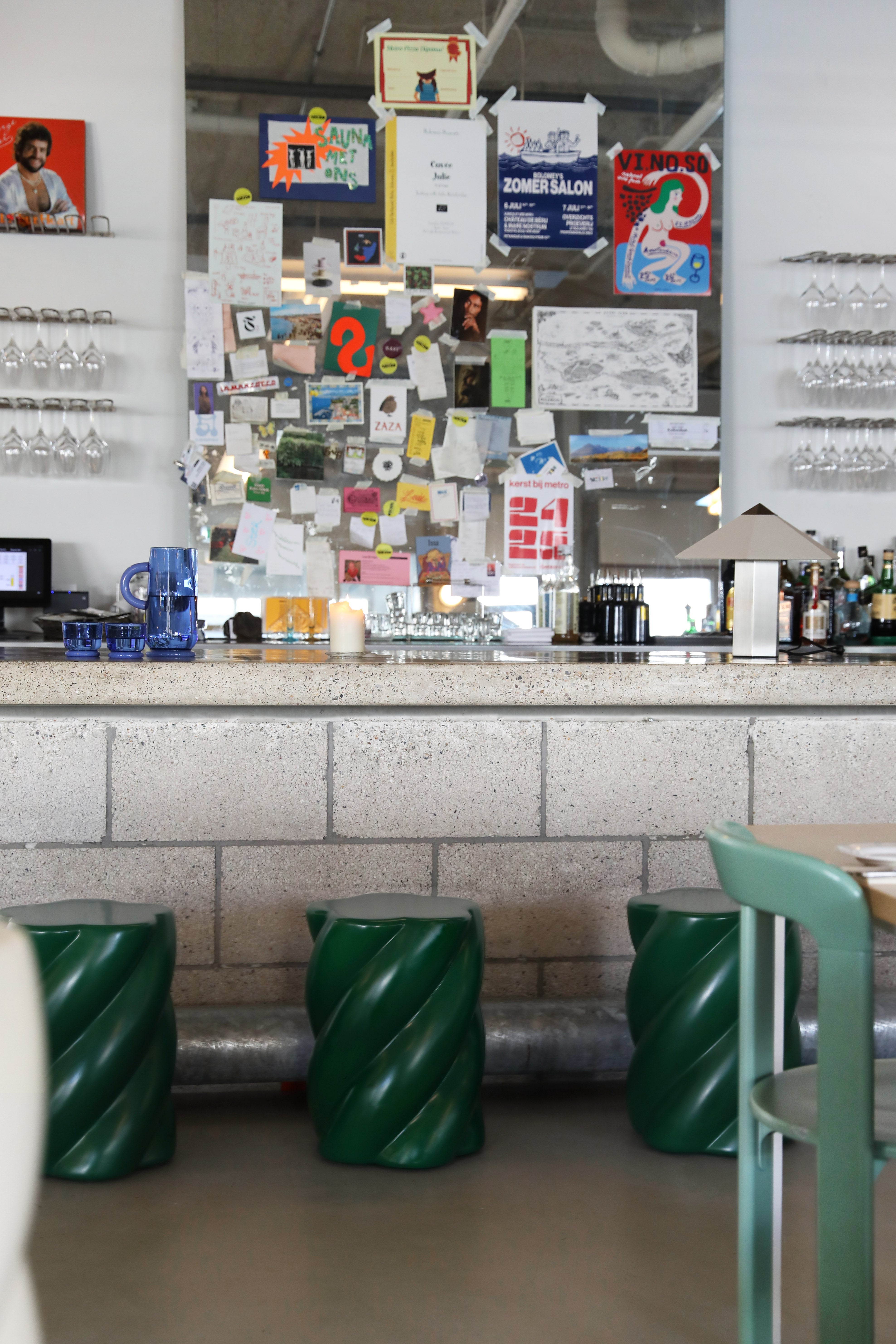 MARSHMALLOW Stool Green