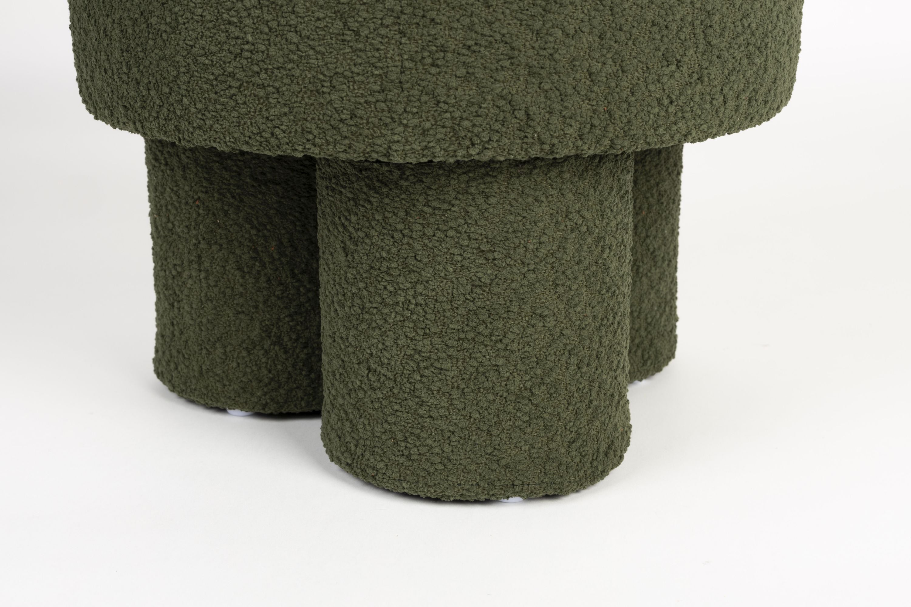 Voetensteun MARCOS olijfgroene boucle