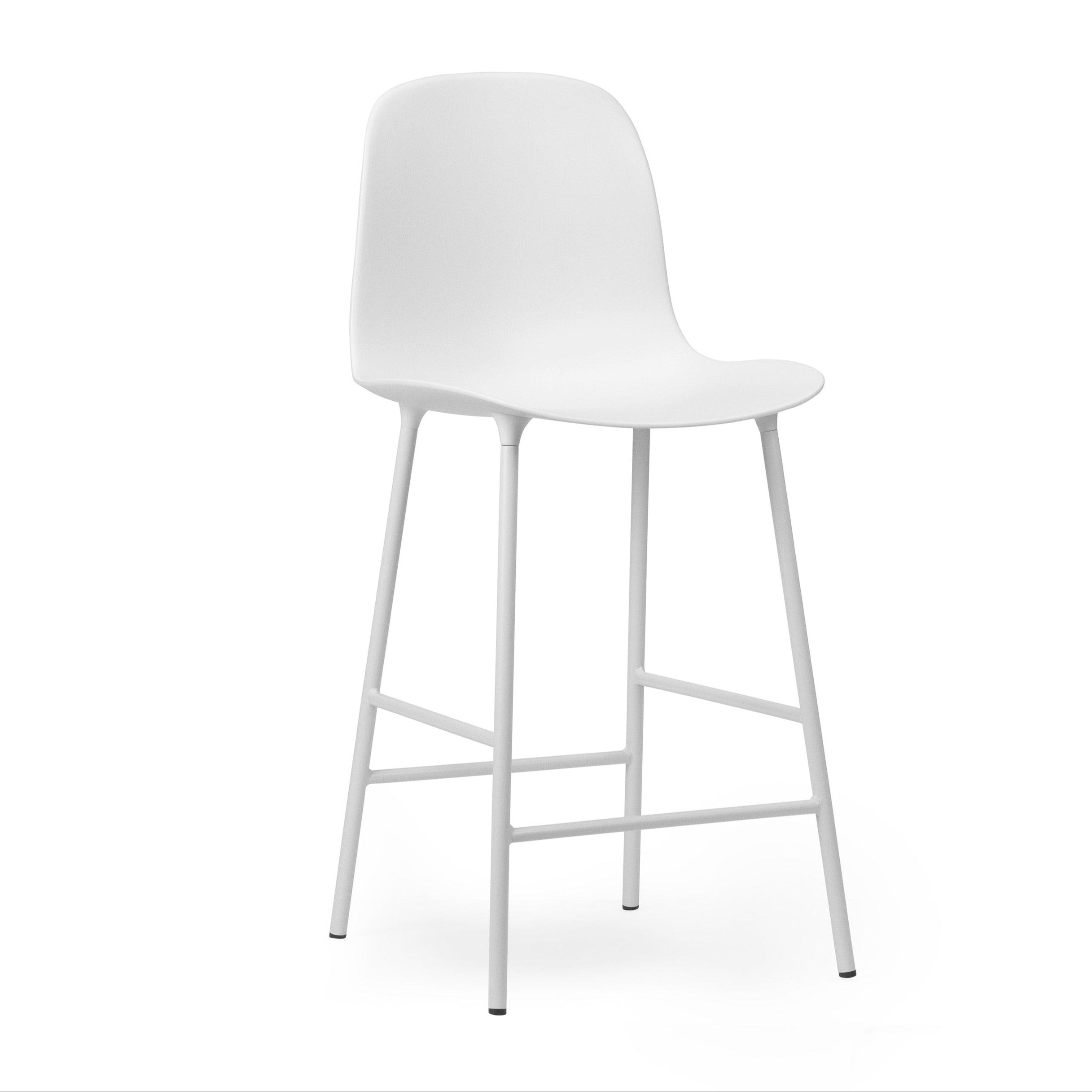 Weißer Barstuhl