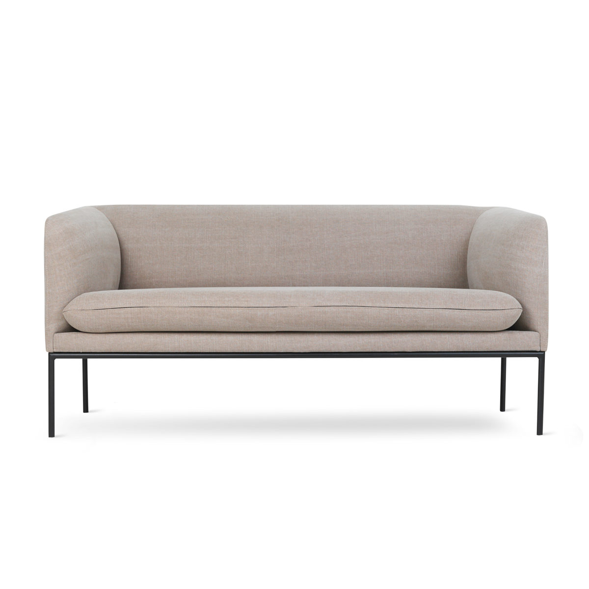 Sofa 2-osobowa TURN naturalny bawełna z lnem – ferm LIVING
