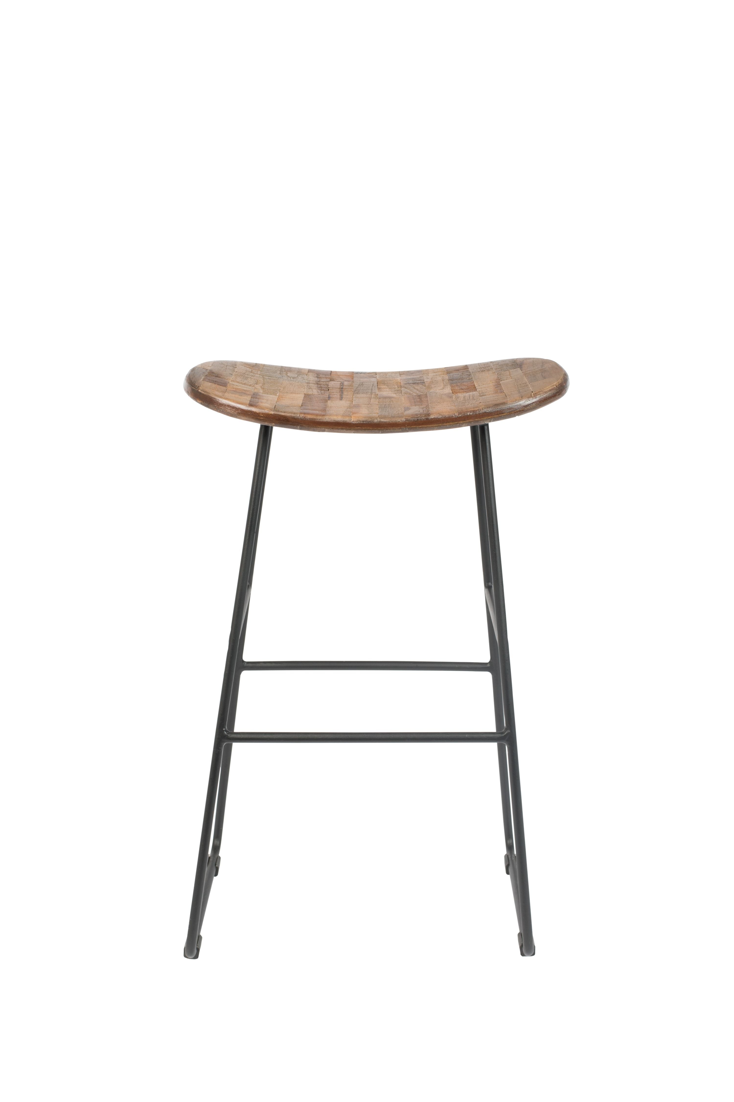 Tangle Tangle Bar Stool mit schwarzer Basis