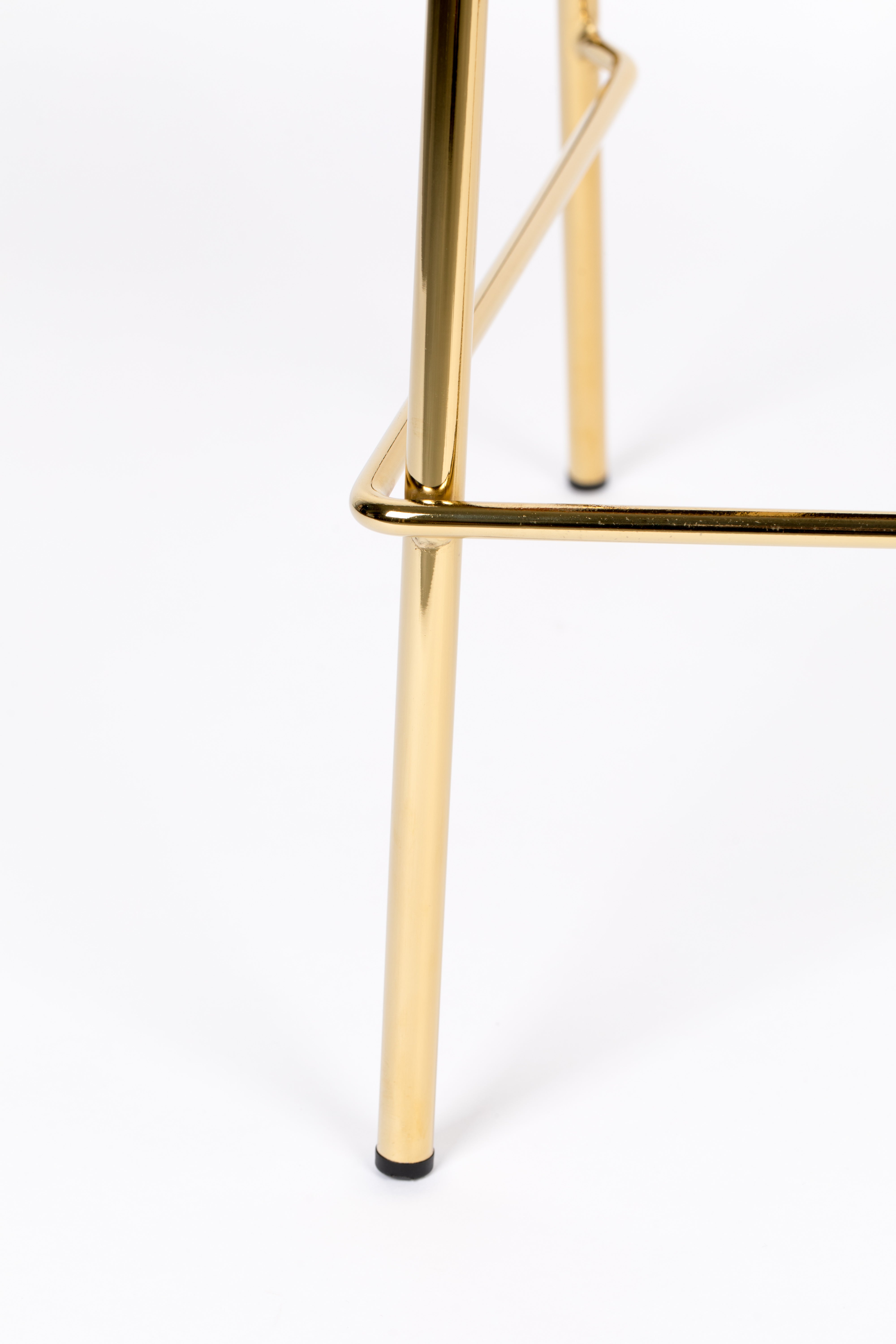 Barkruk JOLIEN lichtgroen met gouden basis