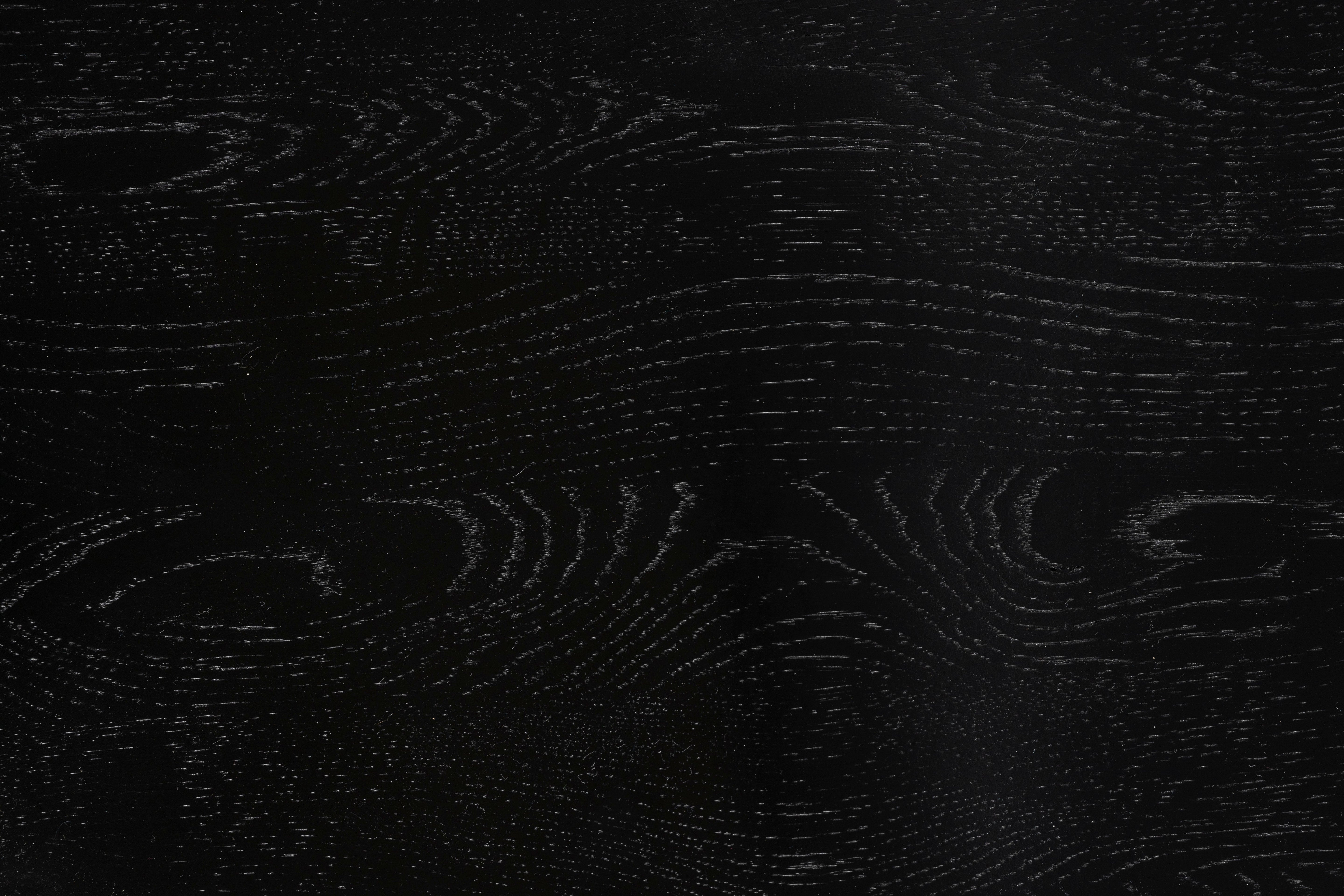 Bar stool Vander black oak wood