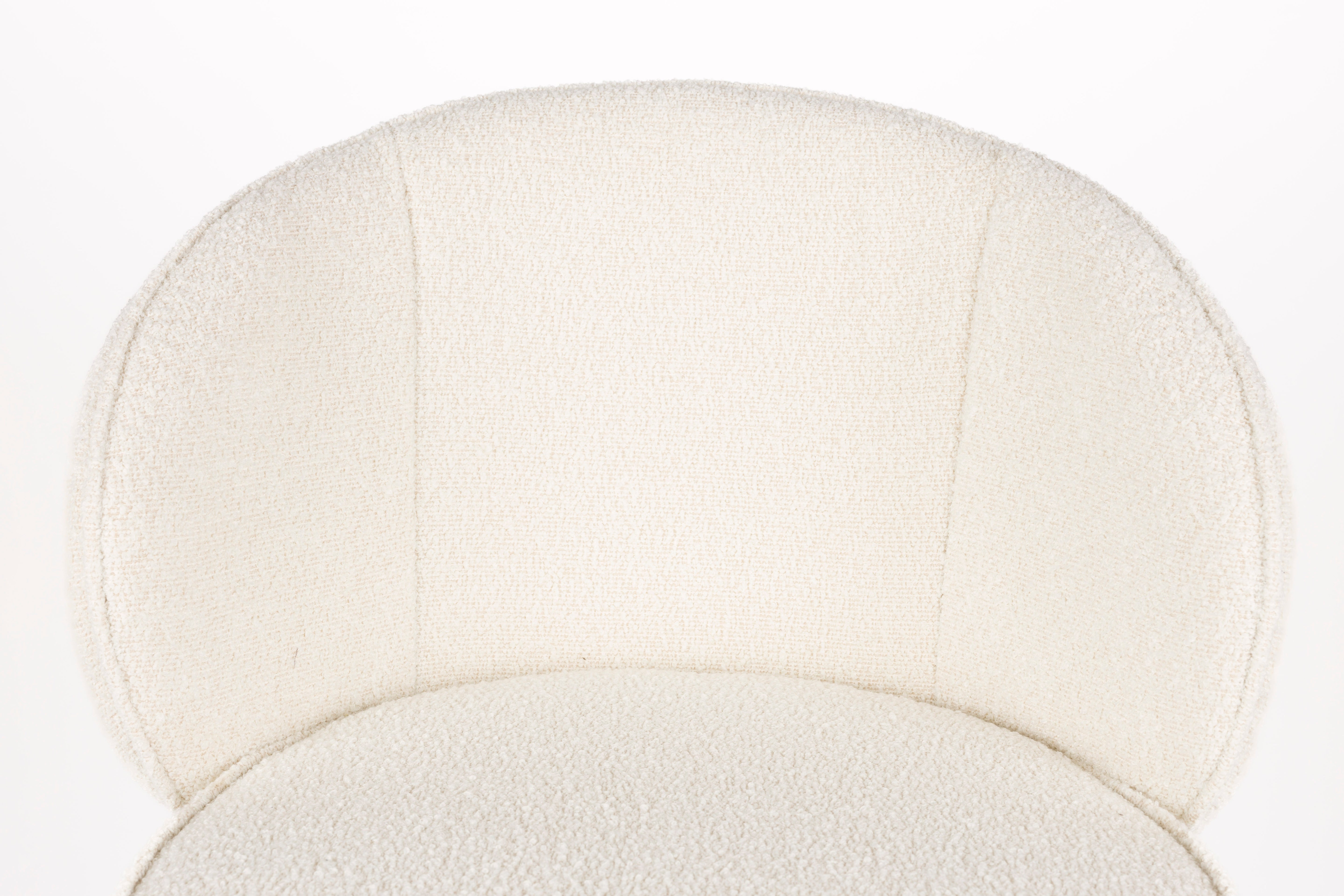 JOA stool white with black base