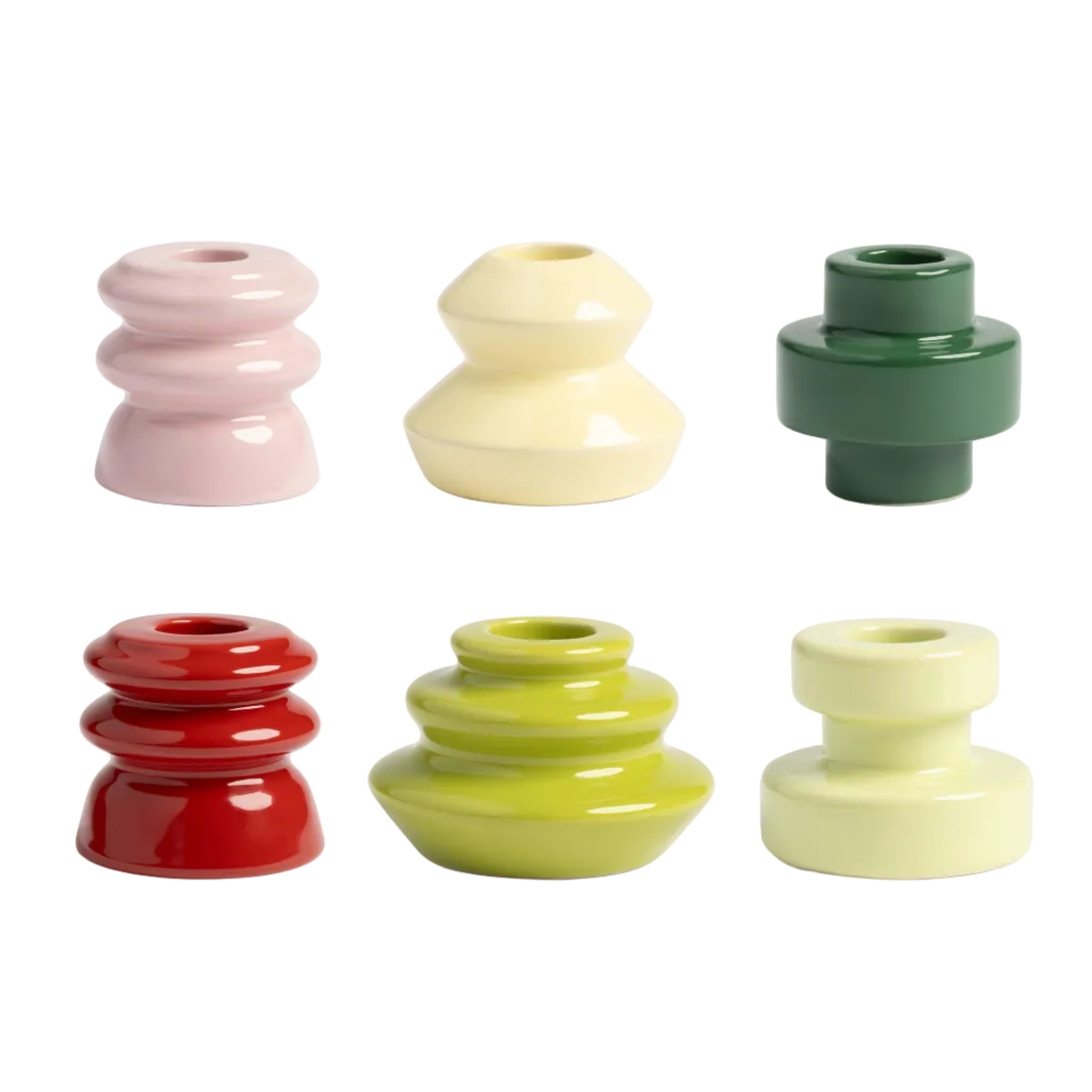 Colorful Candle Holder Set
