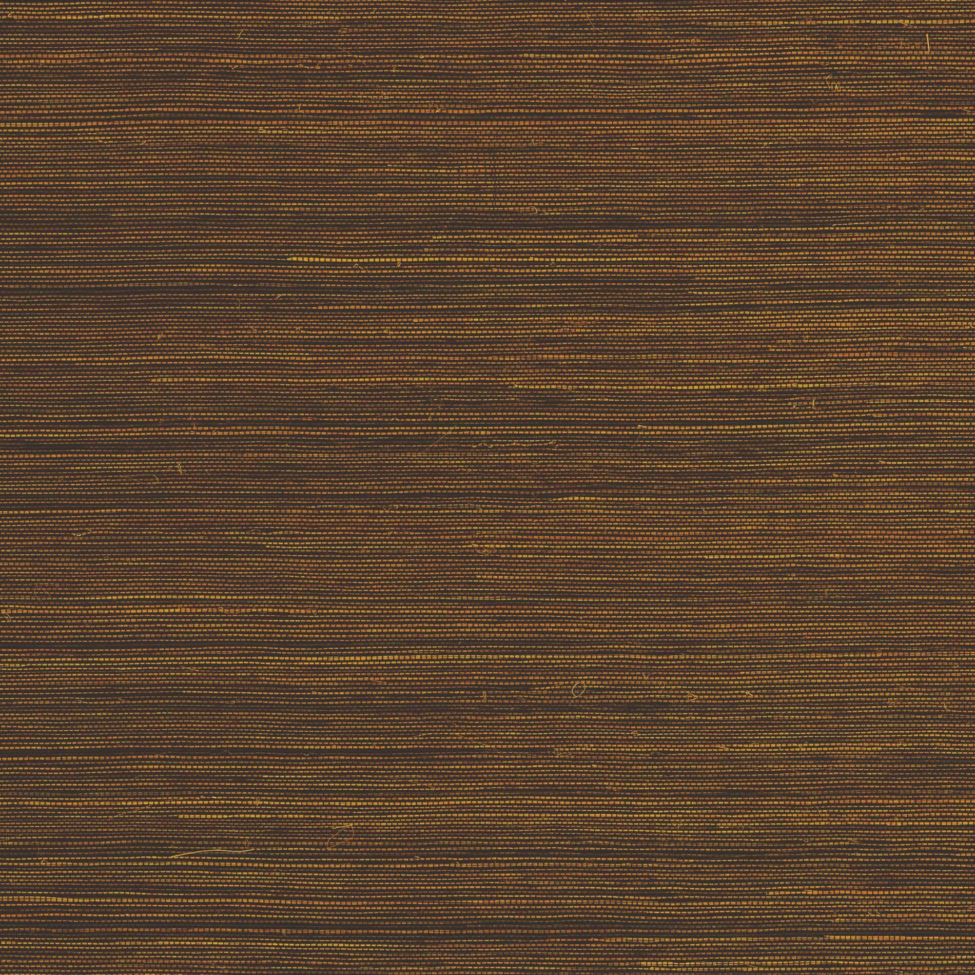 Structuurtapijt van plantaardige vezels PICTA - NOIR zwart met oranje