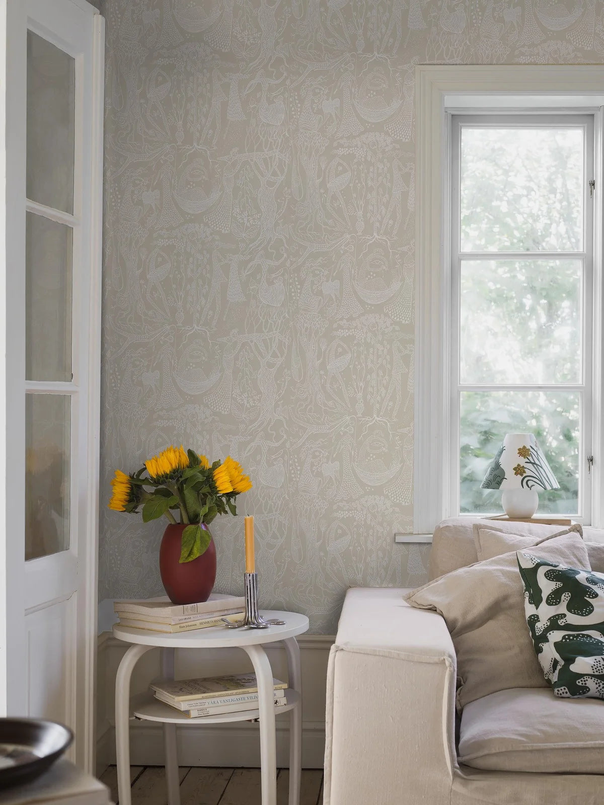 Tapete mit ethnischem Muster POEME D'AMOUR beige