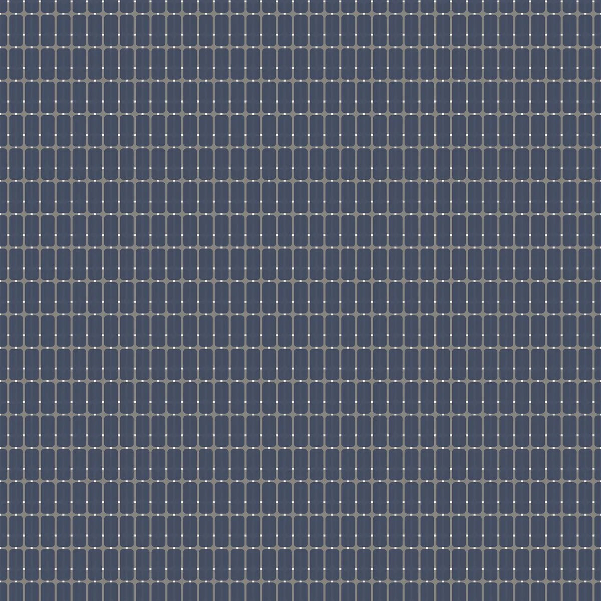 Vlies-Tapete mit Karomuster ALVAR AALTO M.I.T blau