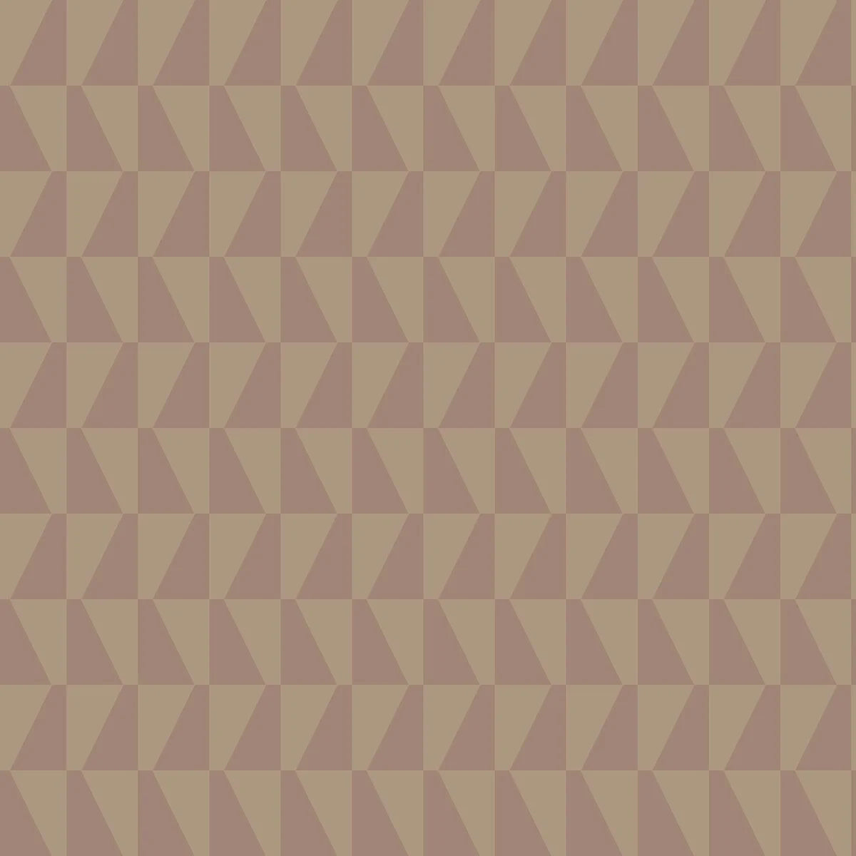 Vliesbehang met geometrisch patroon TRAPEZ vuilroze met beige