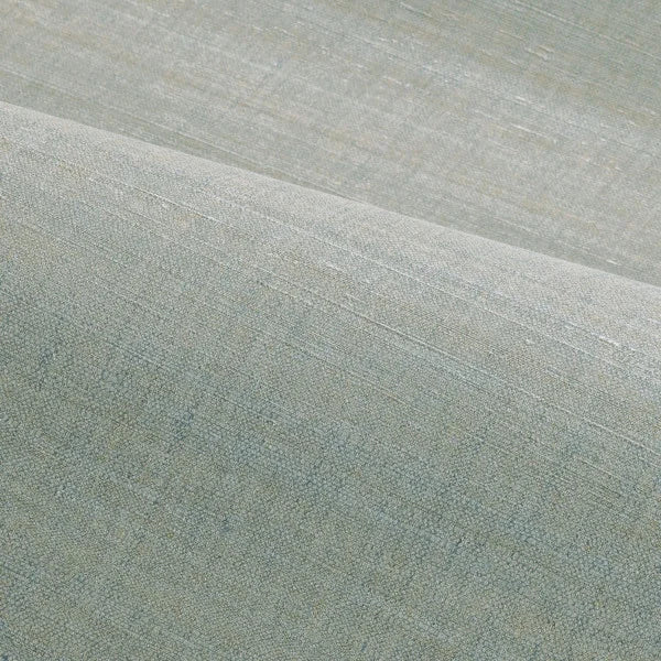 Structural wallpaper imitating silk SORA - OPALINE mint