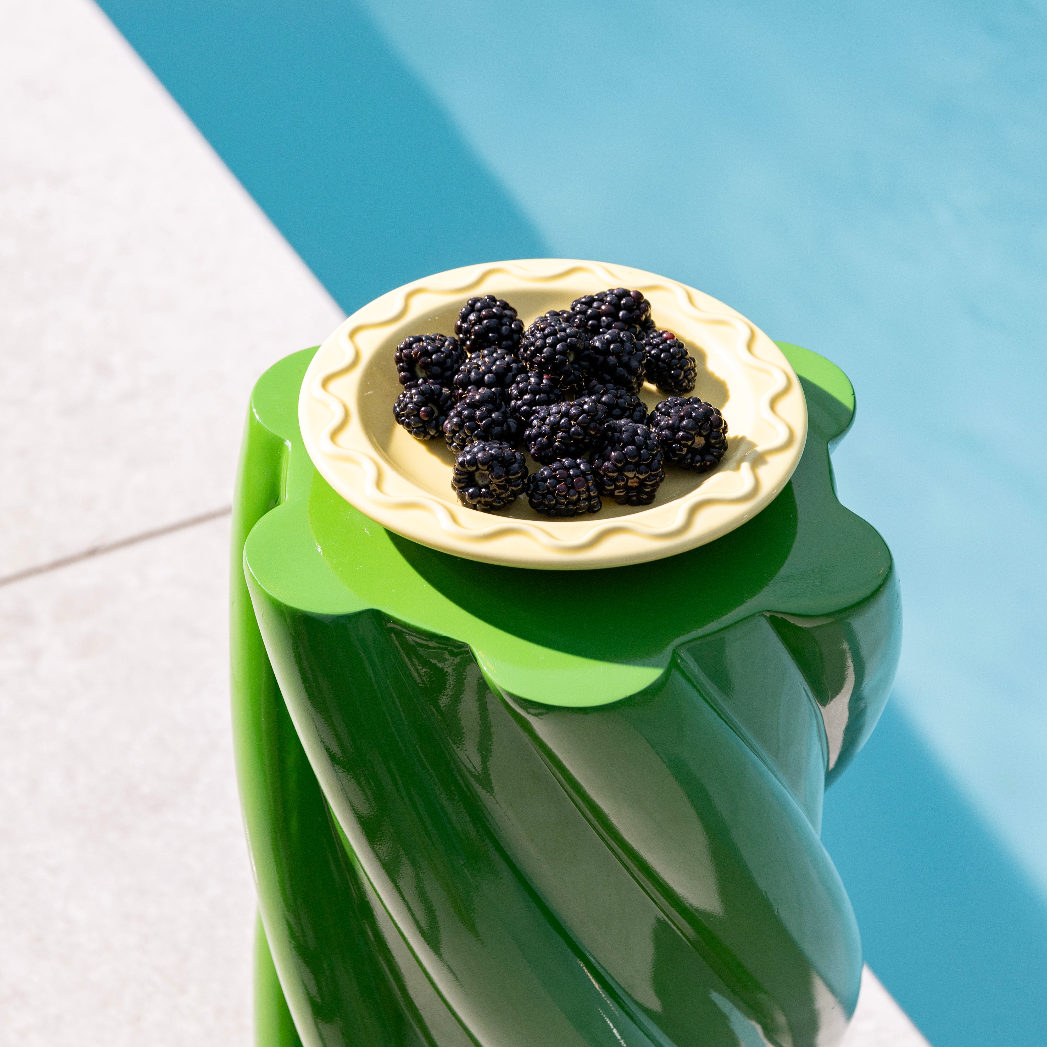 MOCHI Yellow Dessert Plate Set