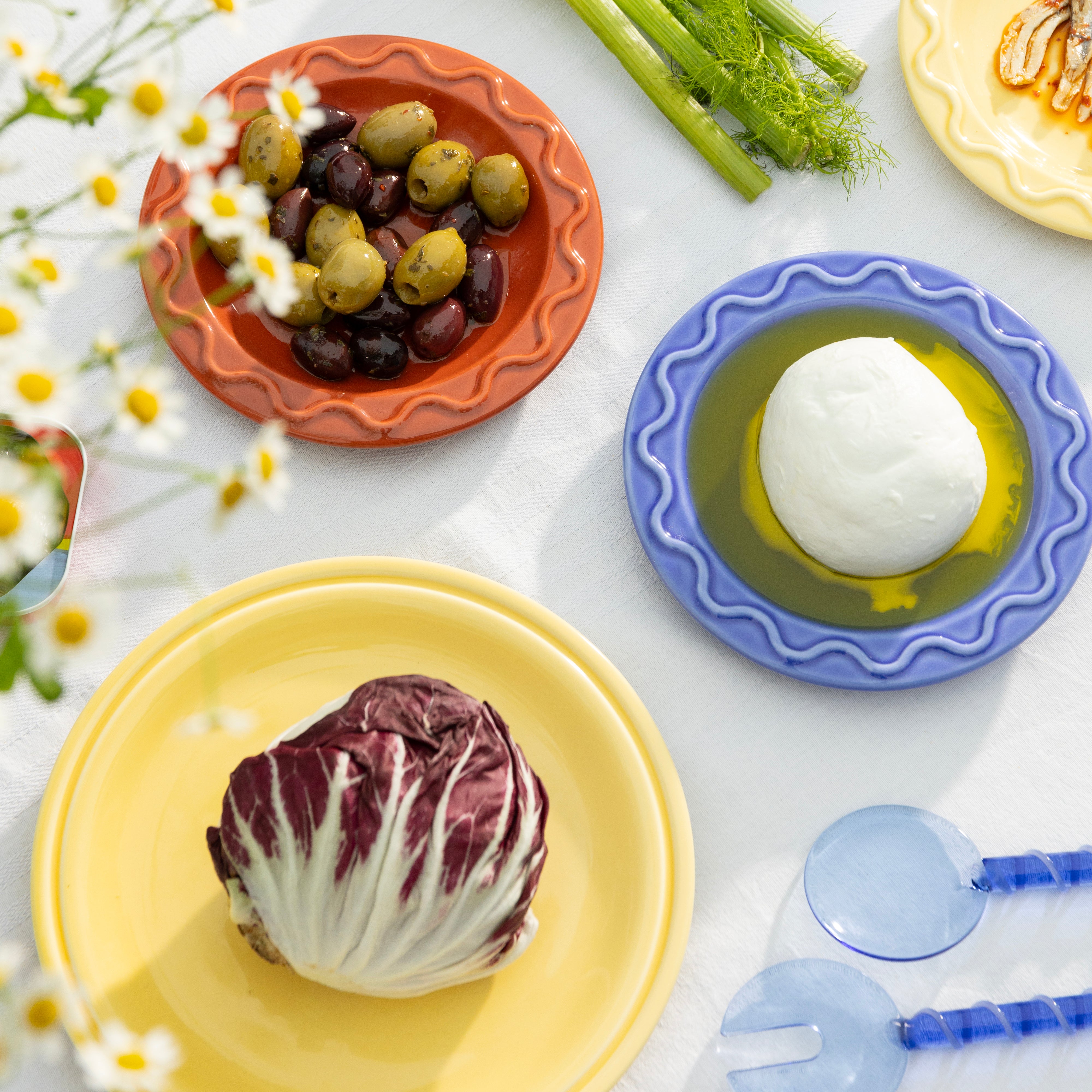 MOCHI Yellow Breakfast Plate Set