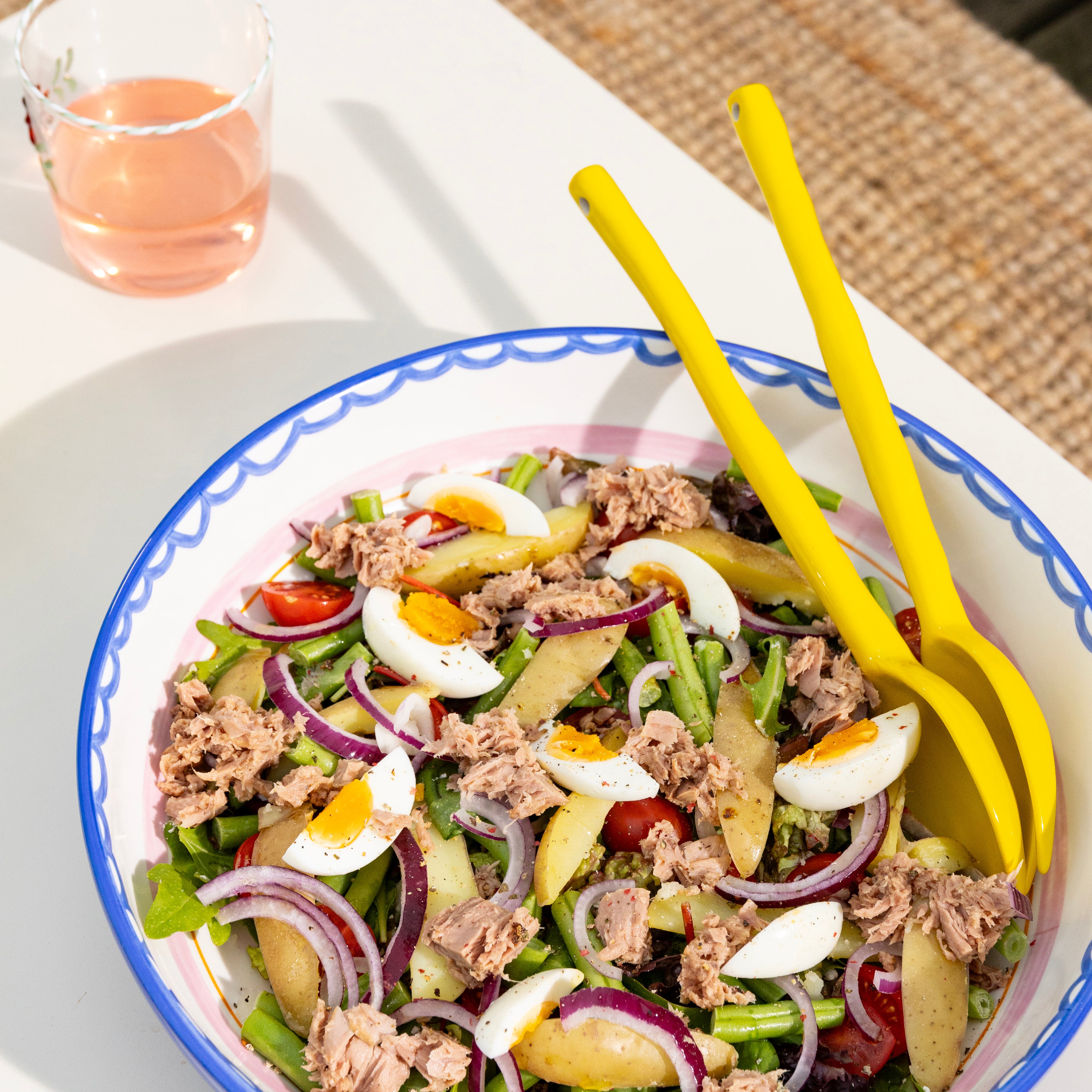 Salatbesteck BOAVISTA UNI gelb