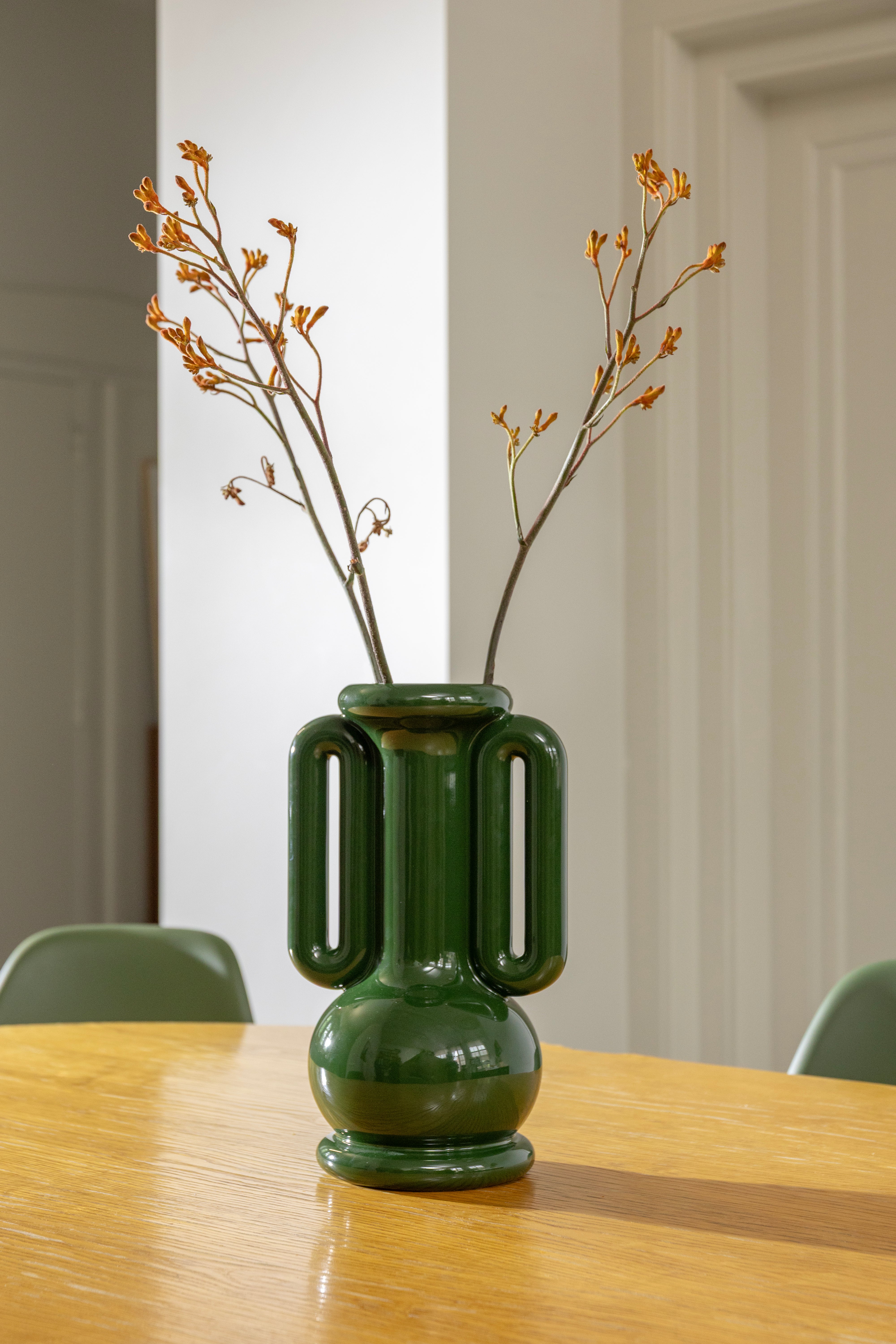 Amphora Vase Green