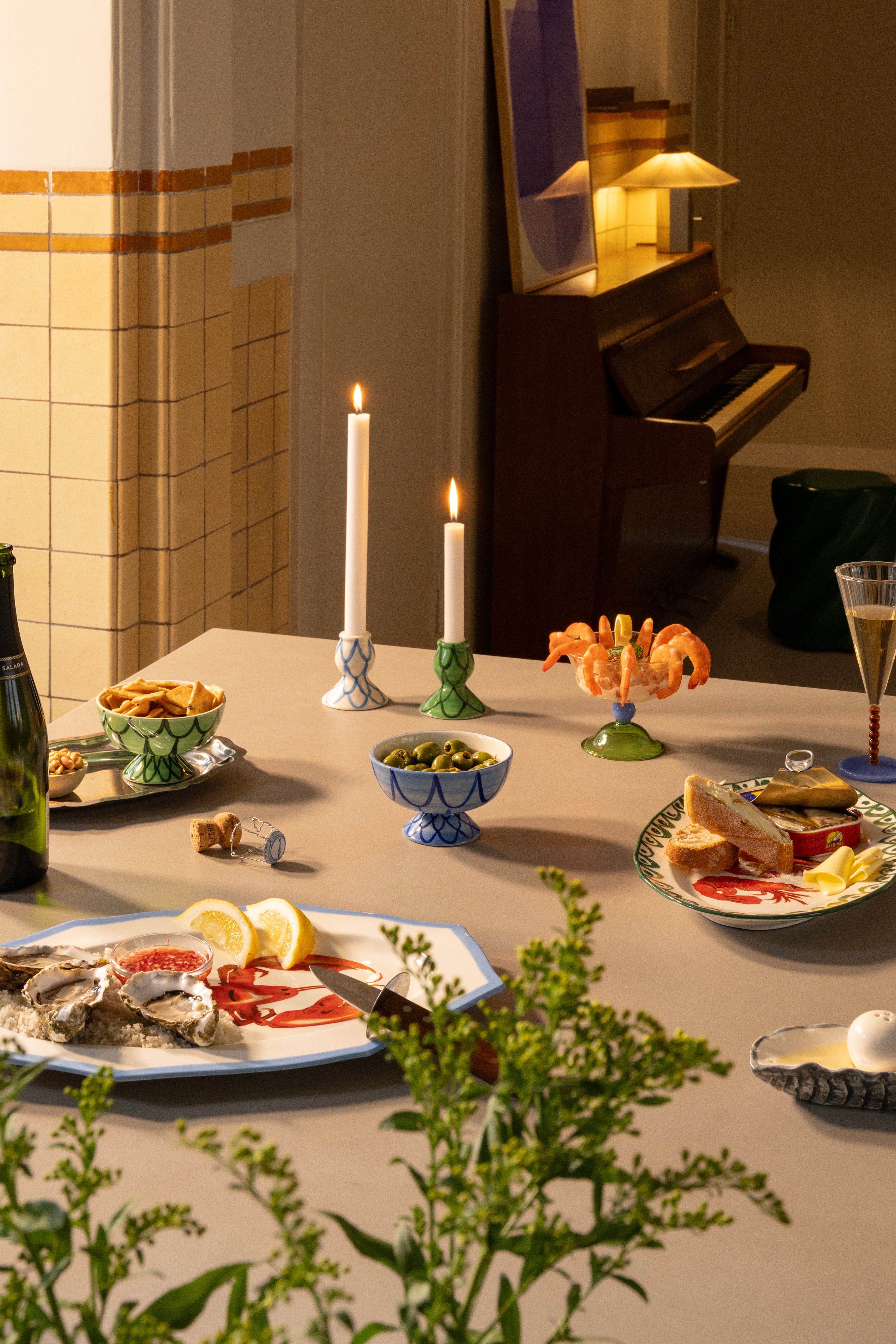 Porseleinen schaal SIRENE LOBSTER