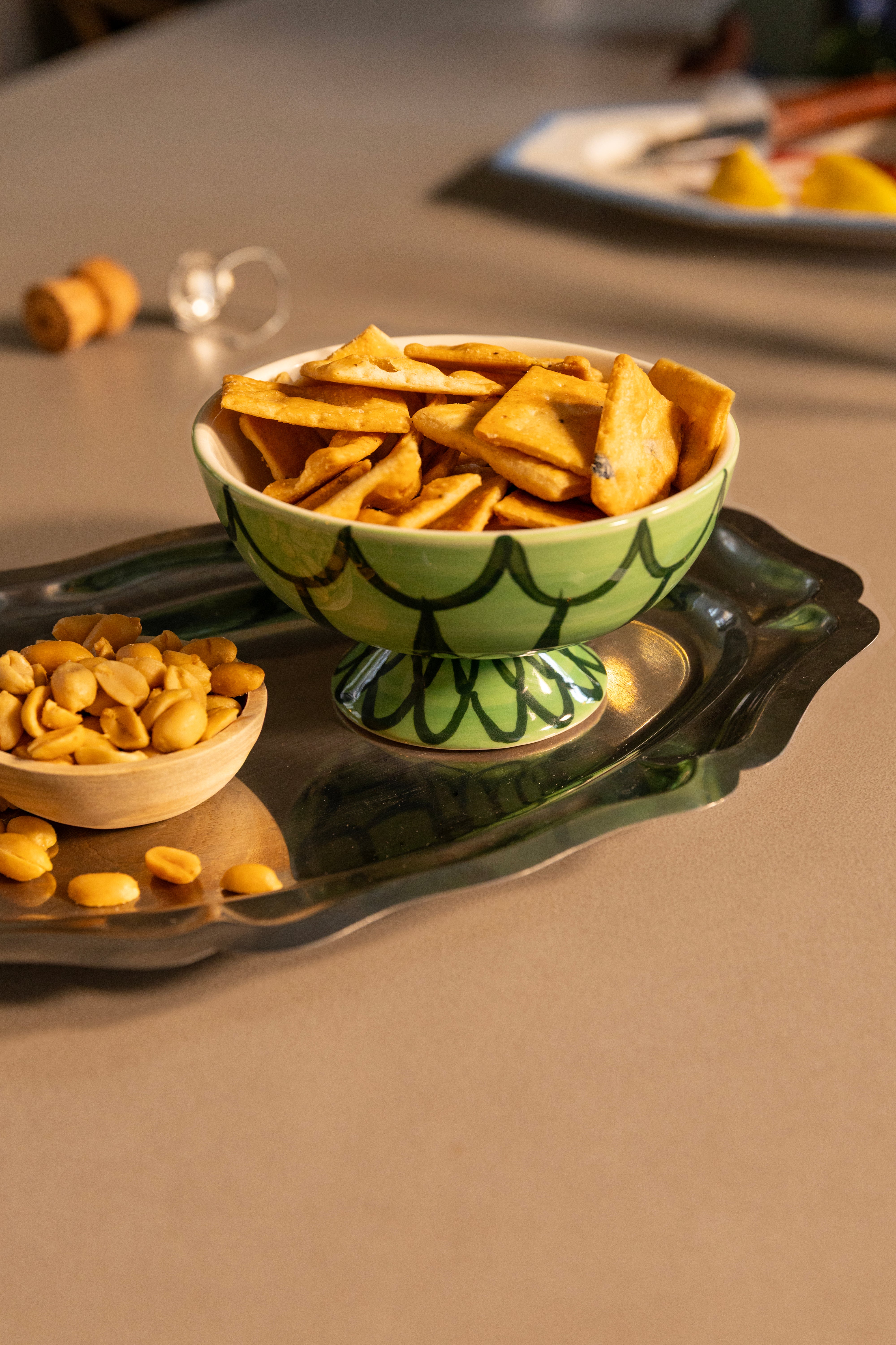 Set van kommen SIRENE groen met wit