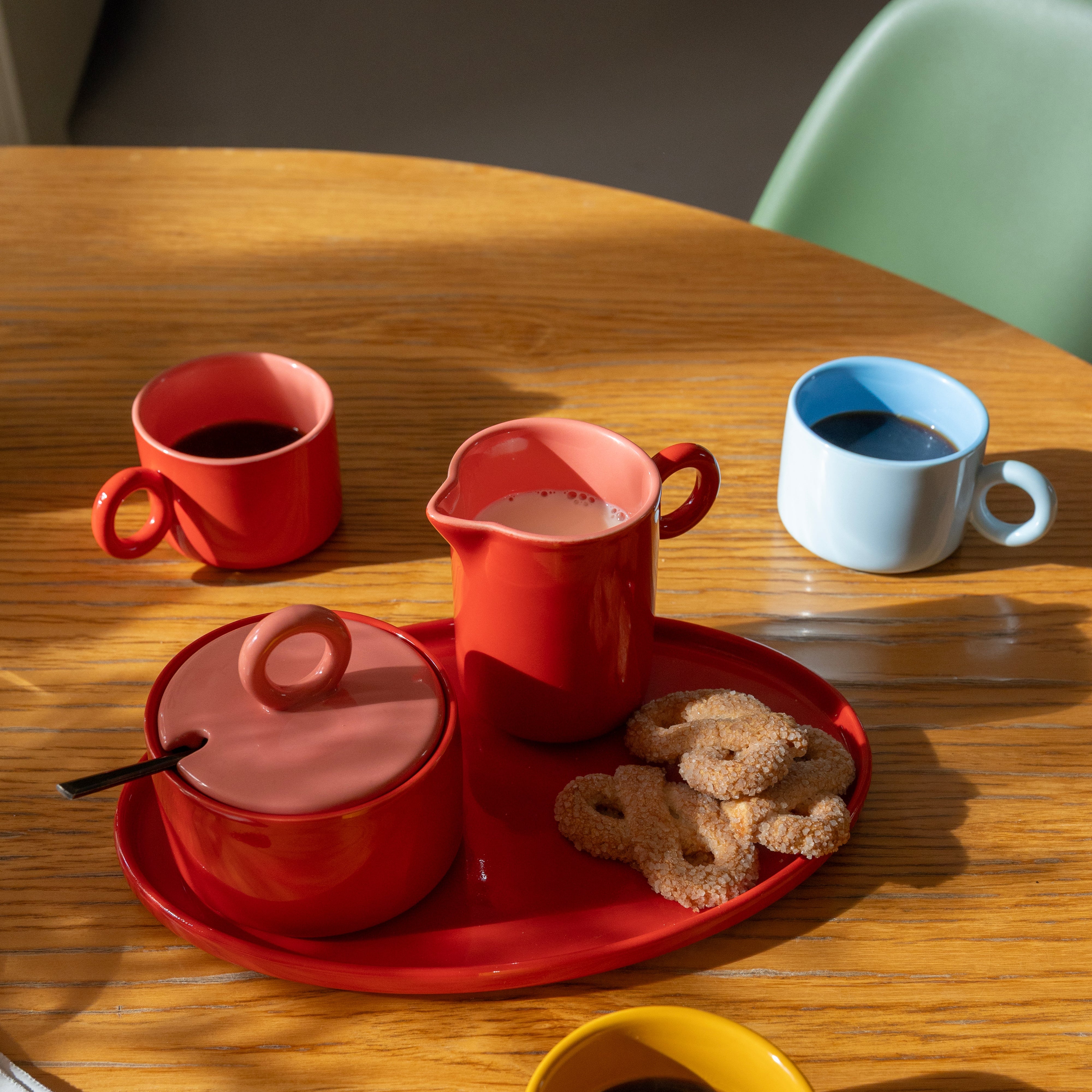 Set von Tassen CHIQUITO blaue Porzellan