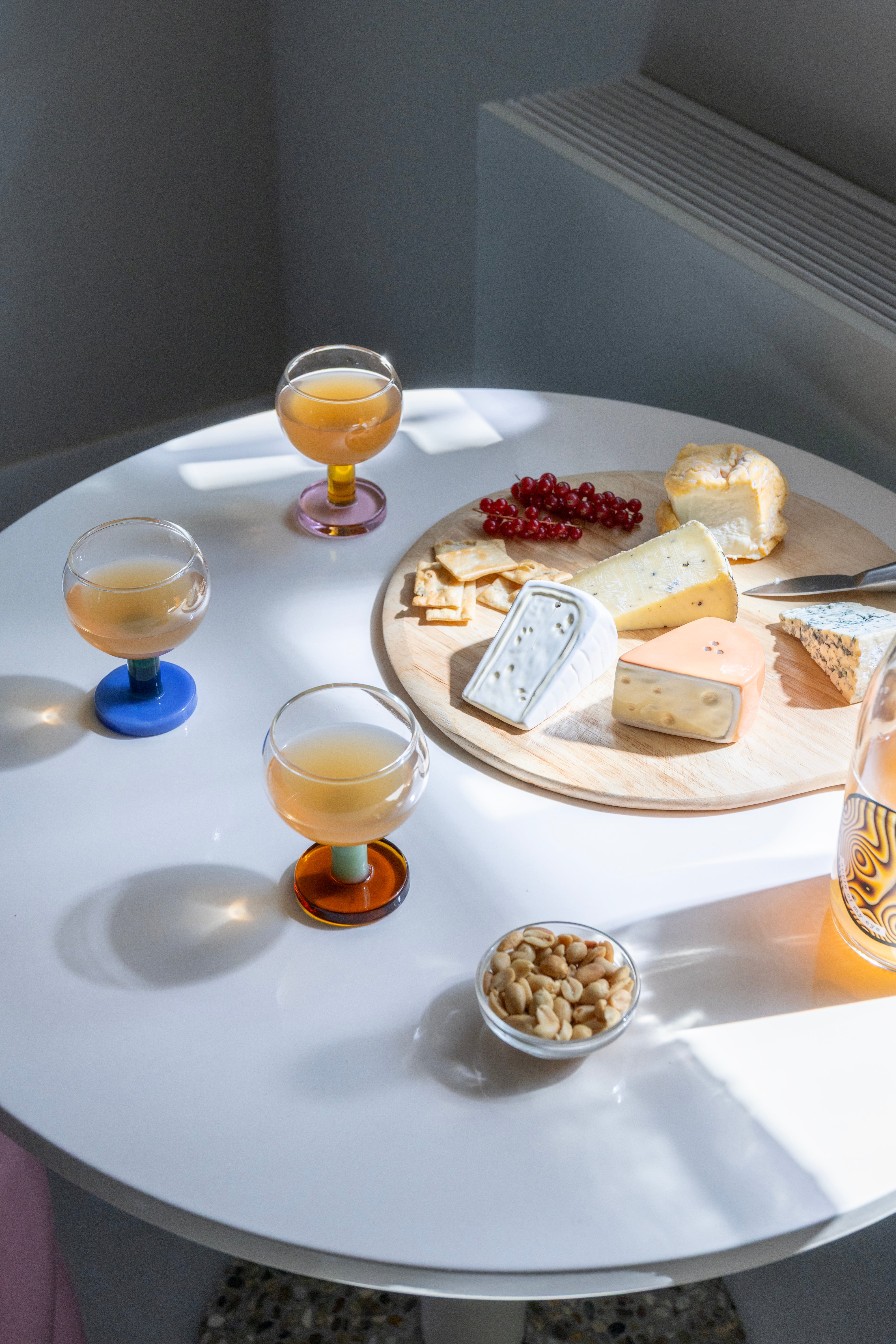 Salz- und Pfefferstreuer CHEESE weiß mit orange