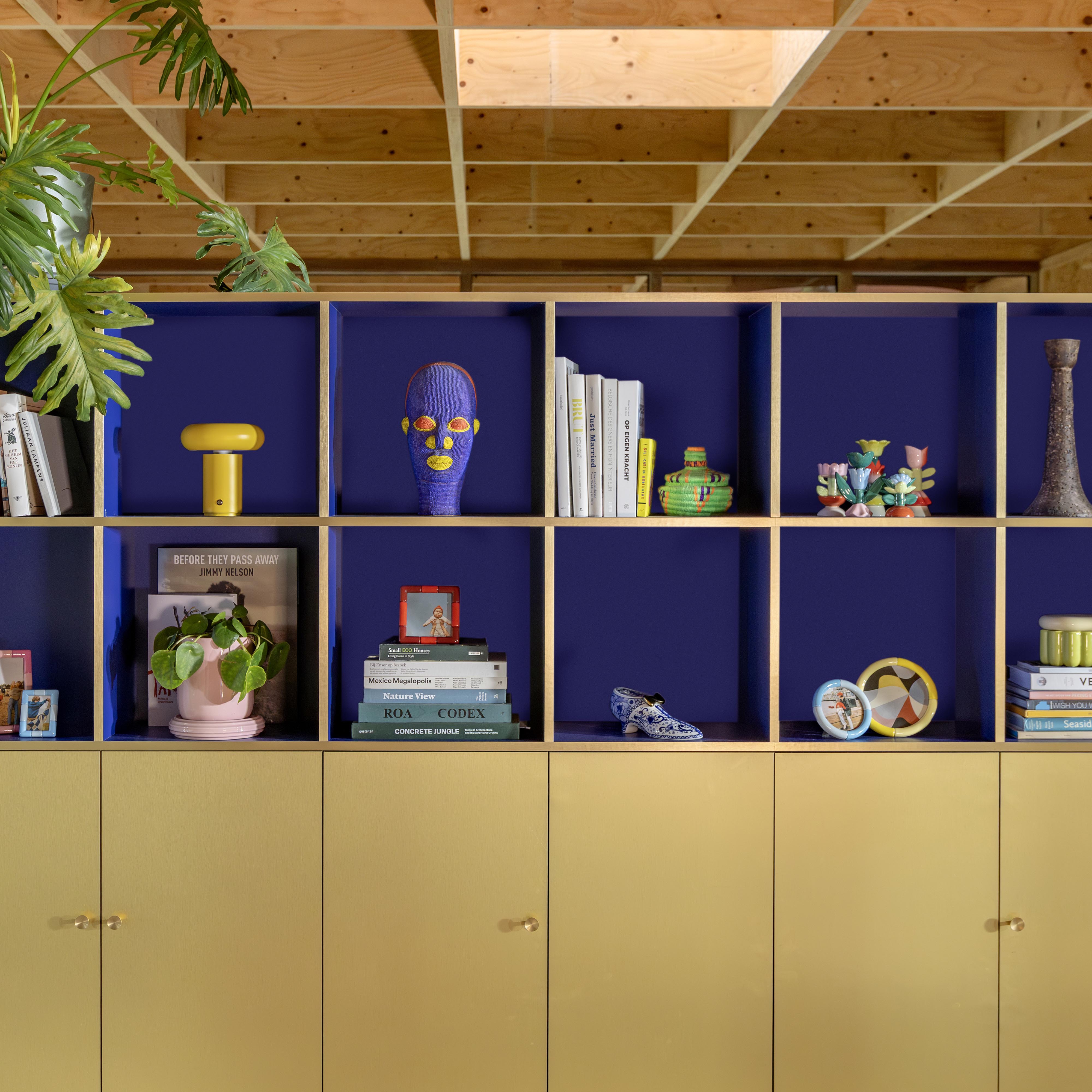 Skarbonka DELFTWARE SCHOEN wit met blauw