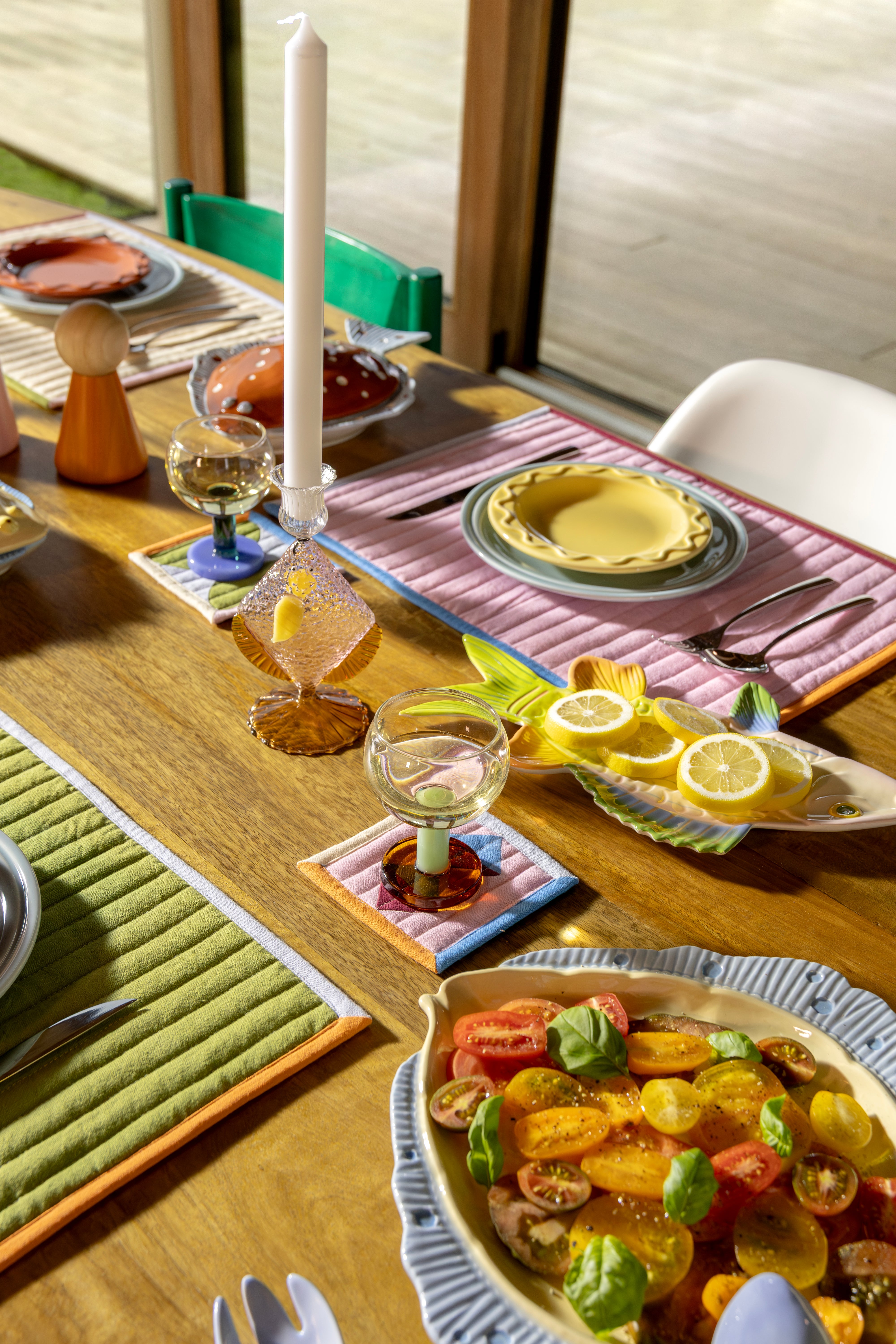 Bunte STITCH Tischuntersetzer