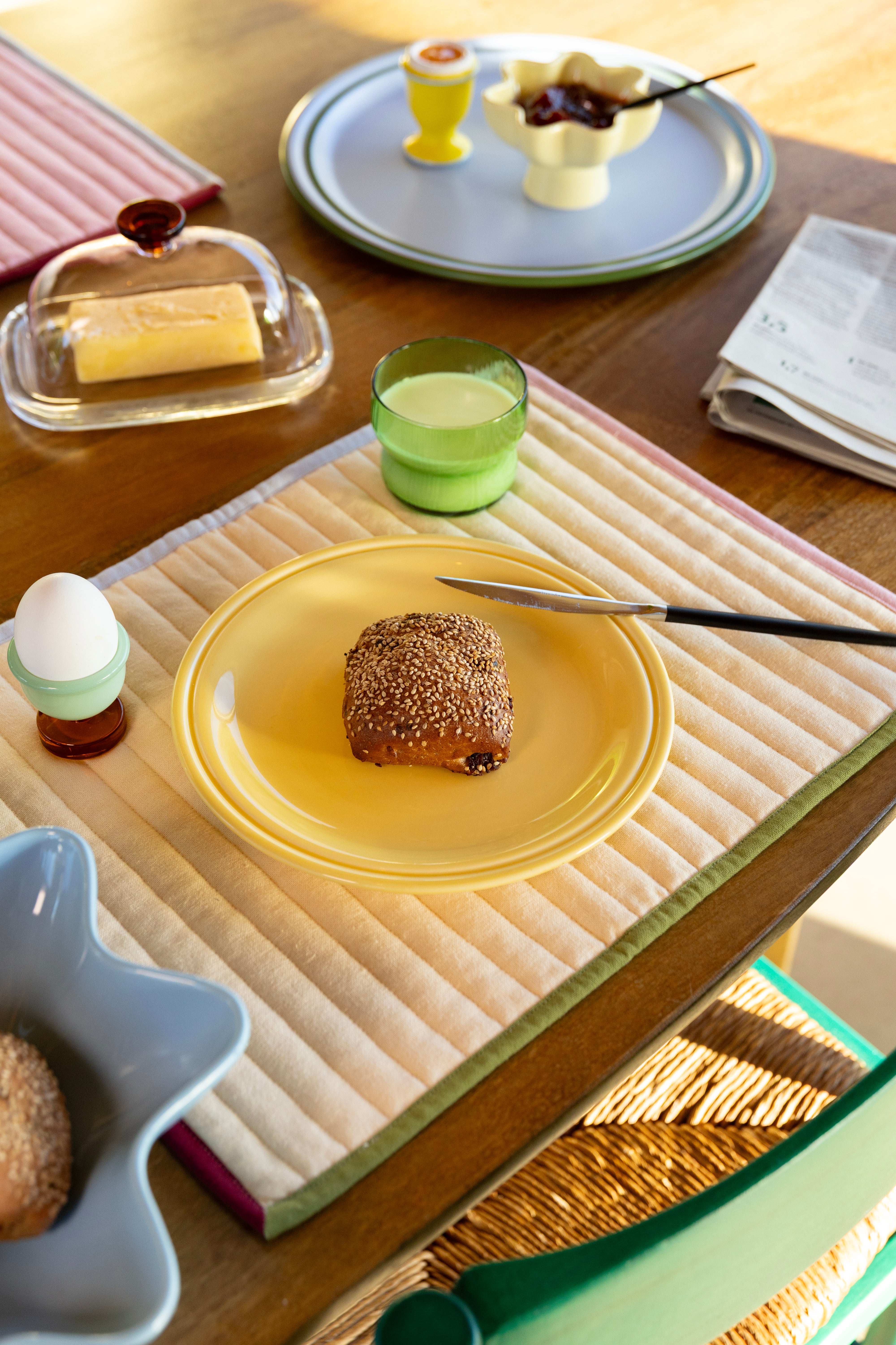 CIRCUS green glass tumbler set