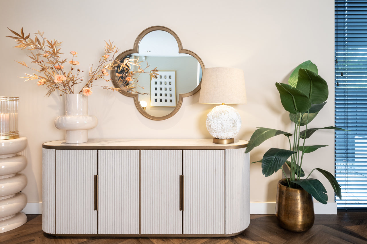 Lustro LOWEN geborsteld goud