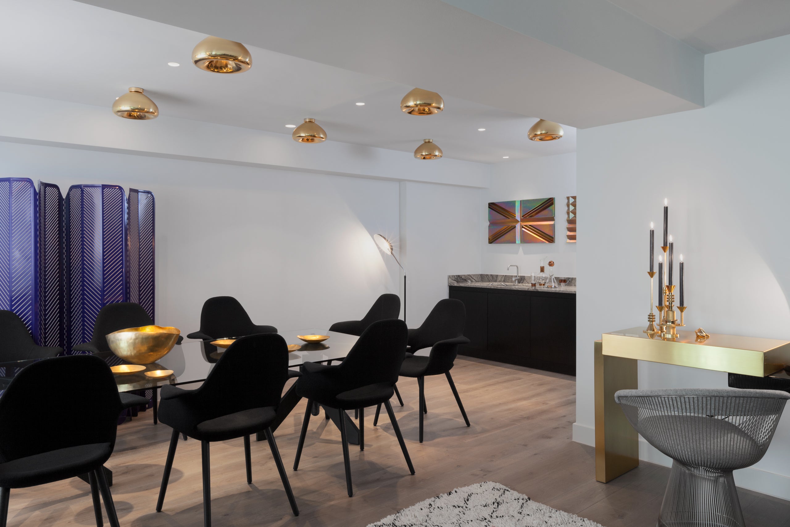 Wandlampe VOID aus Messing