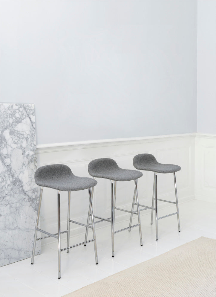 Hocker met bekleding FORM met groene basis