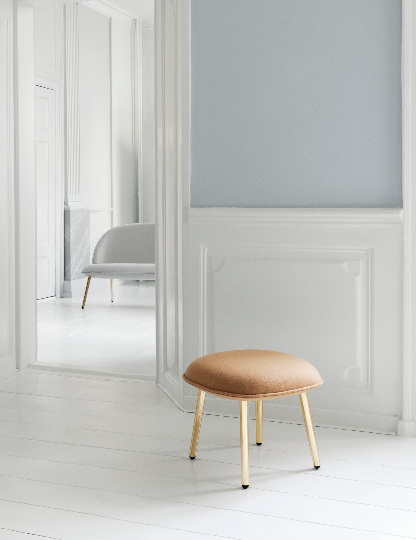 Ace Footstützes Gold Metallbasis