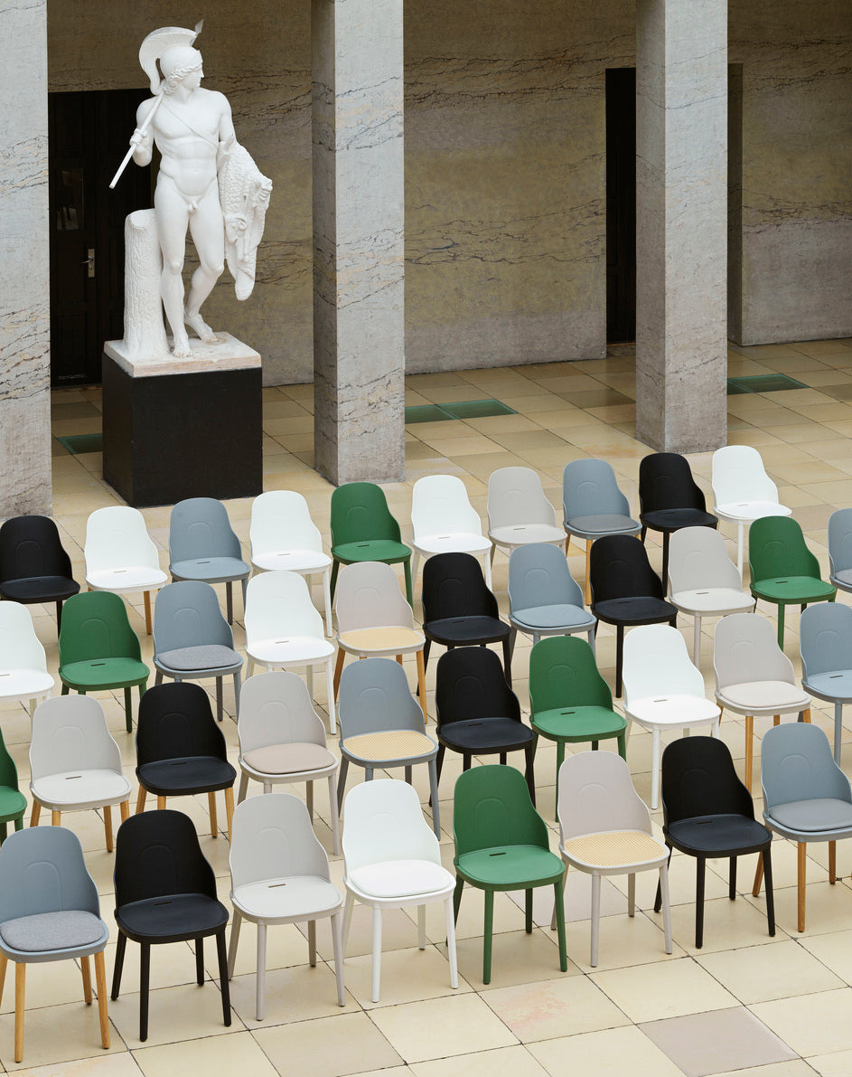 Stoel ALLEZ groen Sunbrella Canvas met eiken basis