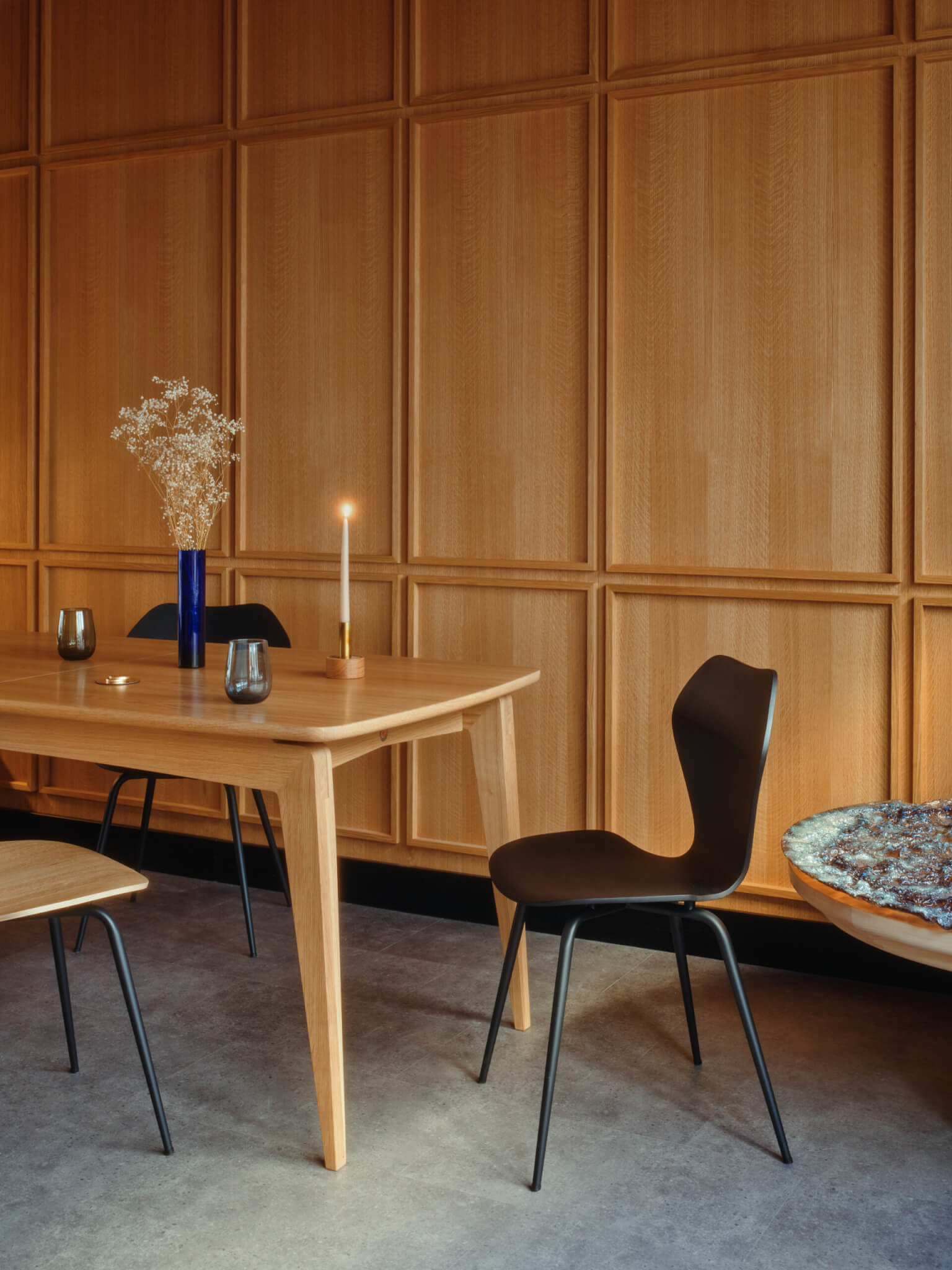 Uittrekbare TAOZ eiken tafel