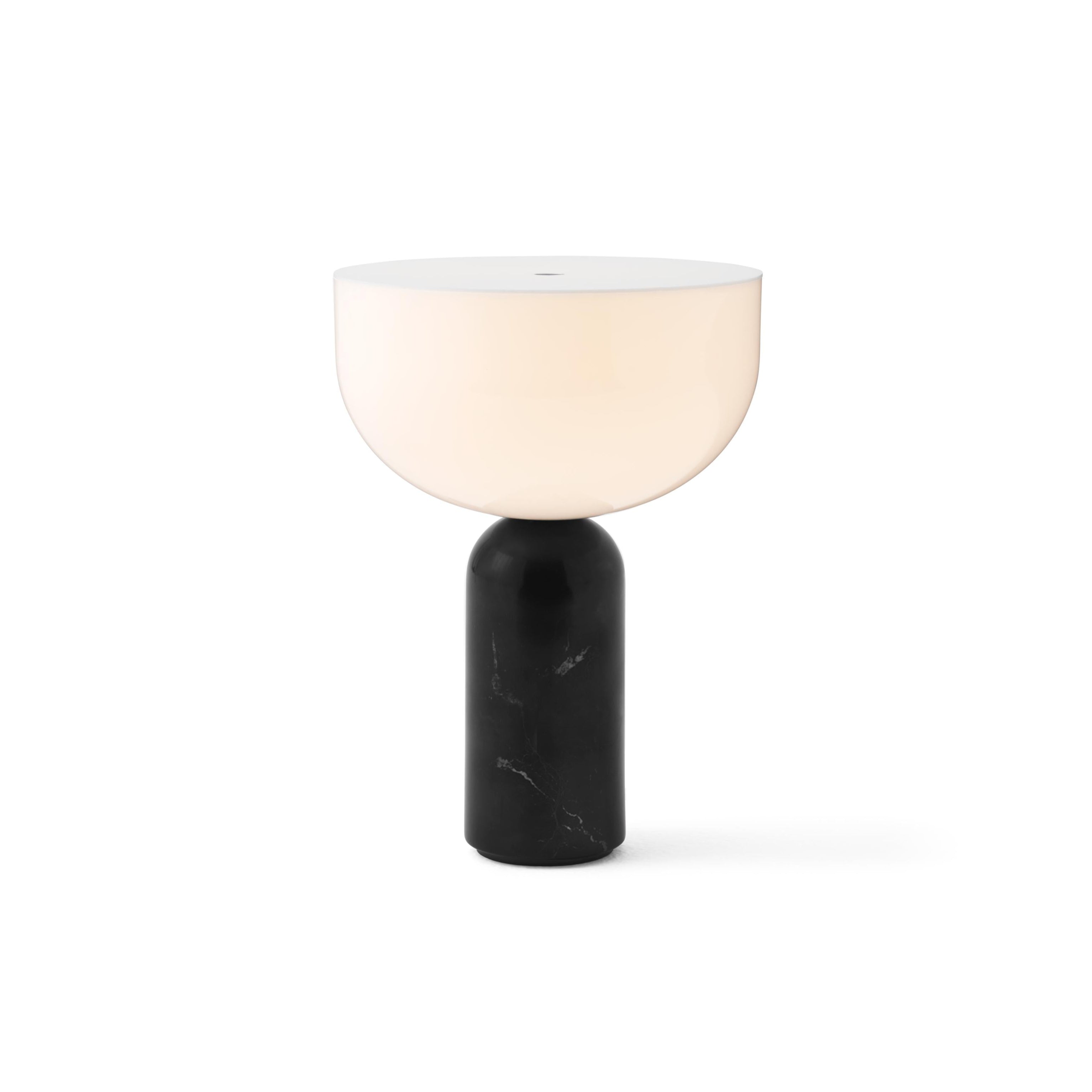 Tragbare Lampe KIZU aus schwarzem Marmor