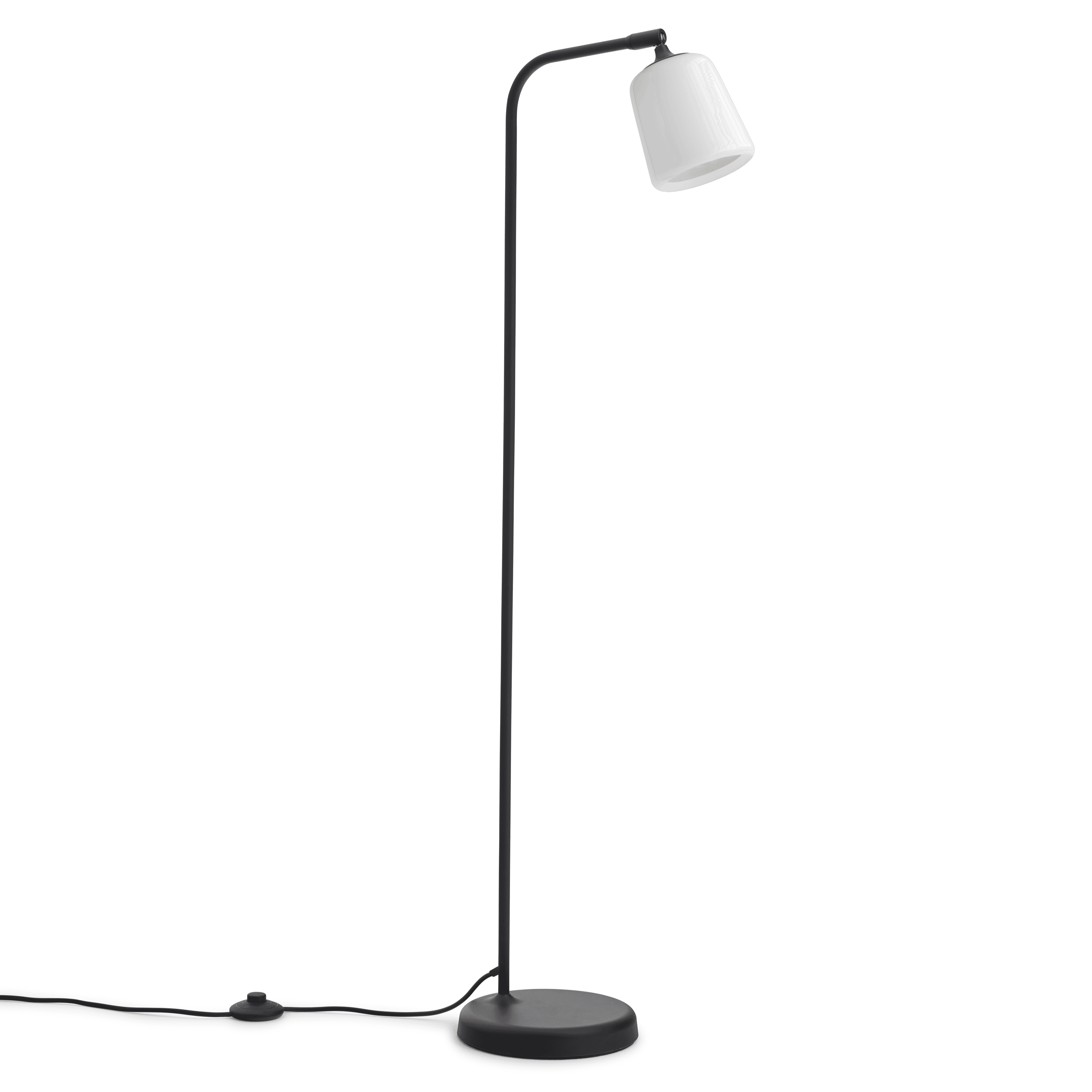 Floor lamp for reading MATERIAL white opalescent