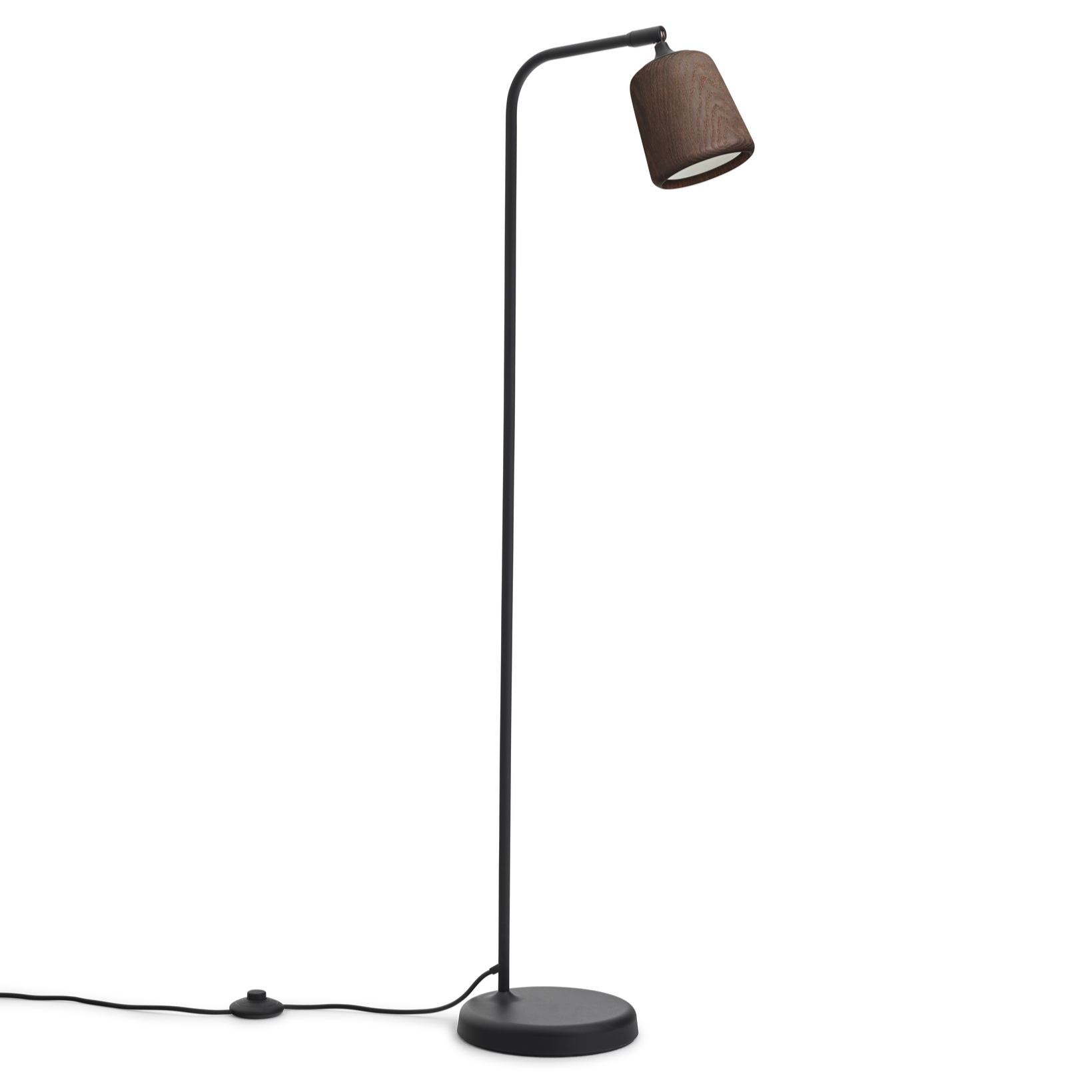 Vloerlamp MATERIAL gerookt eikenhout