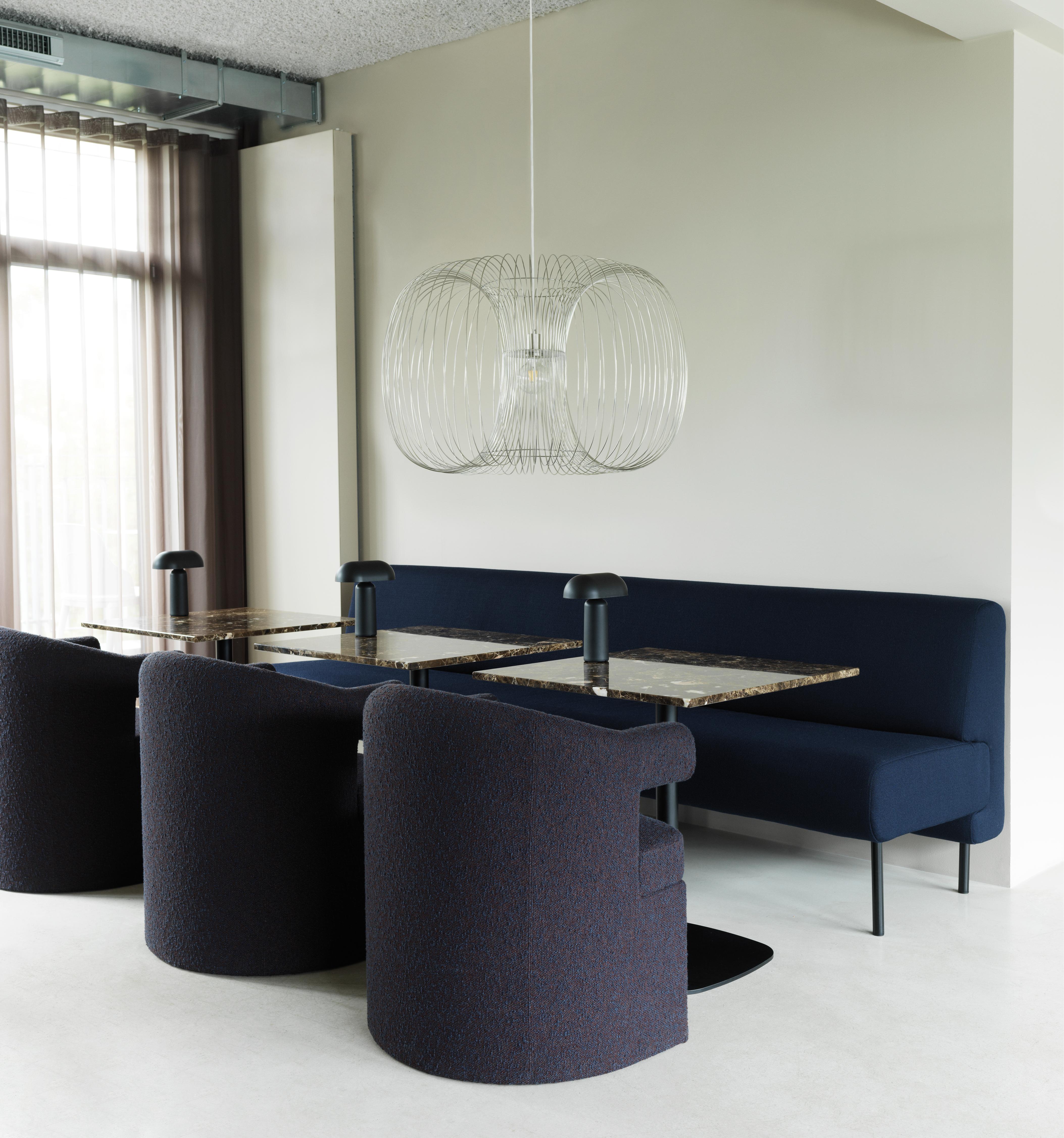 COIL pendant lamp stainless steel