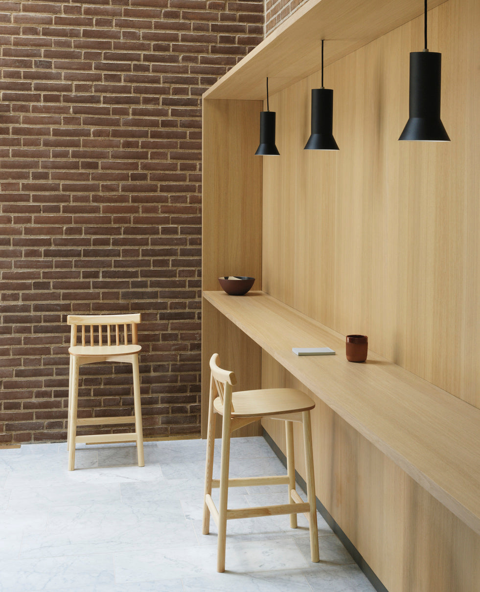 Pindfurnier Ash Bar Stuhl